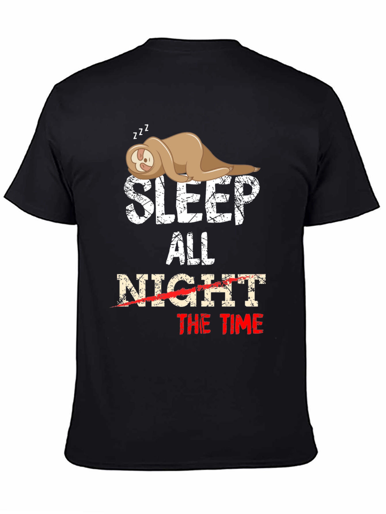 Sleep All The Time Sloth Graphic Tee