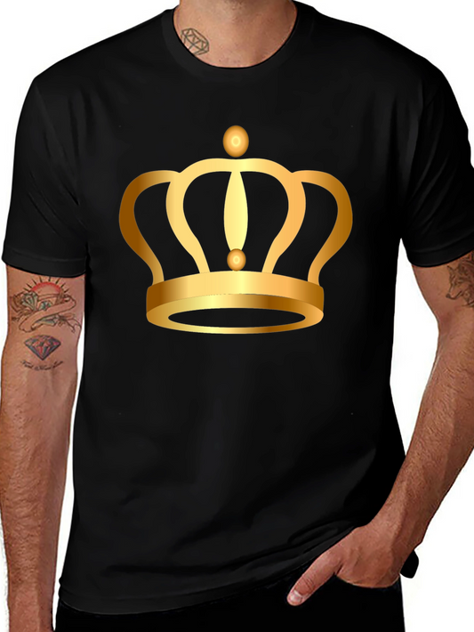 Golden Crown Graphic Tee - King Style