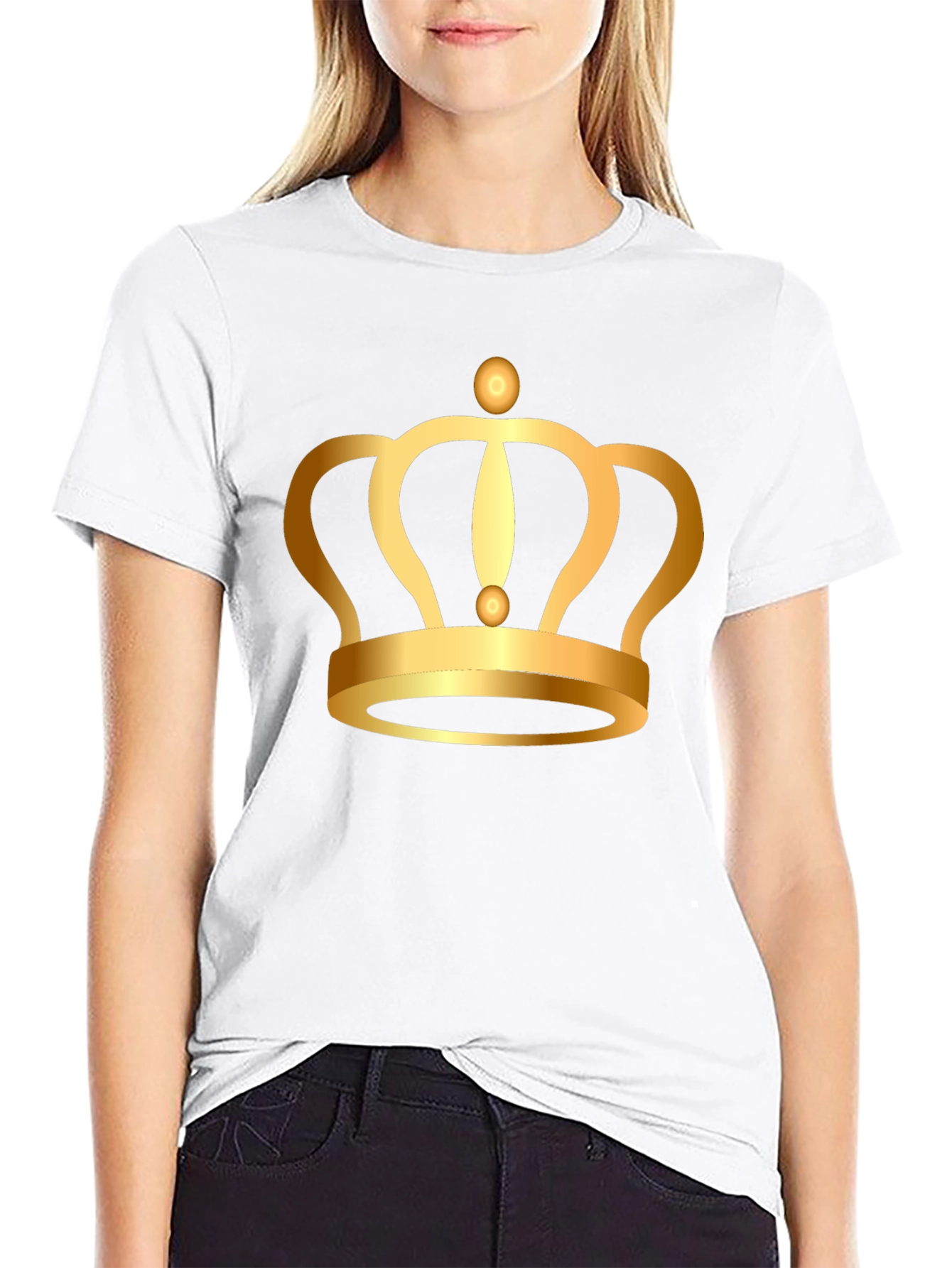 Golden Crown Graphic Tee - King Style