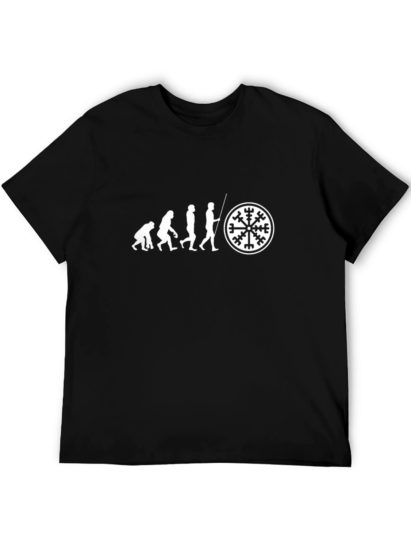Evolution Viking Compass Black T-Shirt