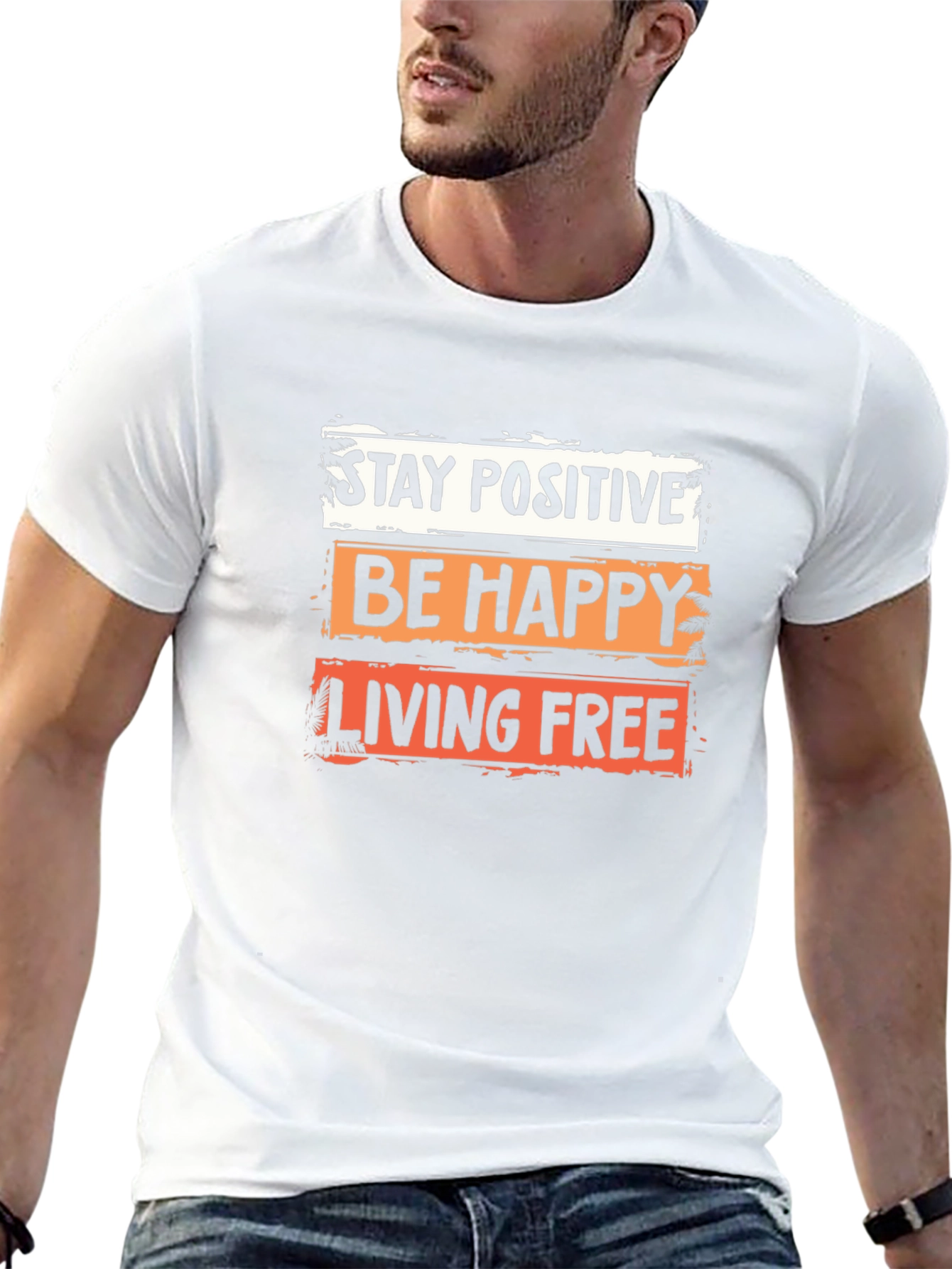 Positive Vibes Graphic Tee - Stay Happy & Free