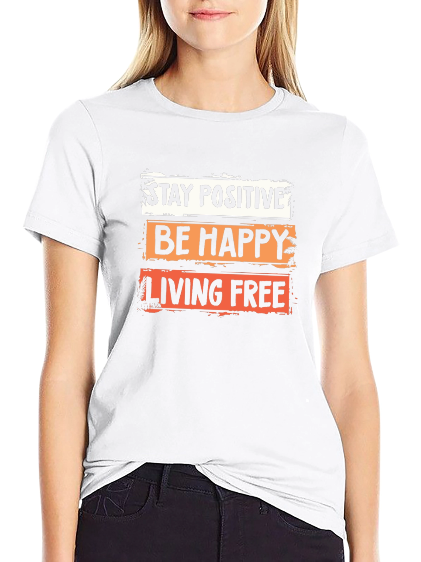 Positive Vibes Graphic Tee - Stay Happy & Free