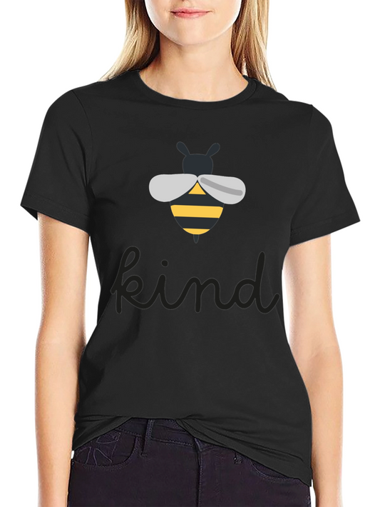 Bee Kind Graphic Tee - Unisex Black T-Shirt