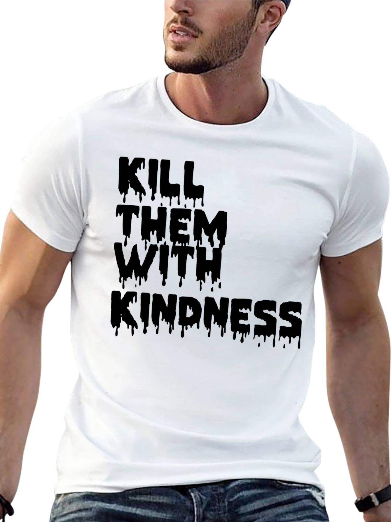 Kill Them With Kindness Black T-Shirt