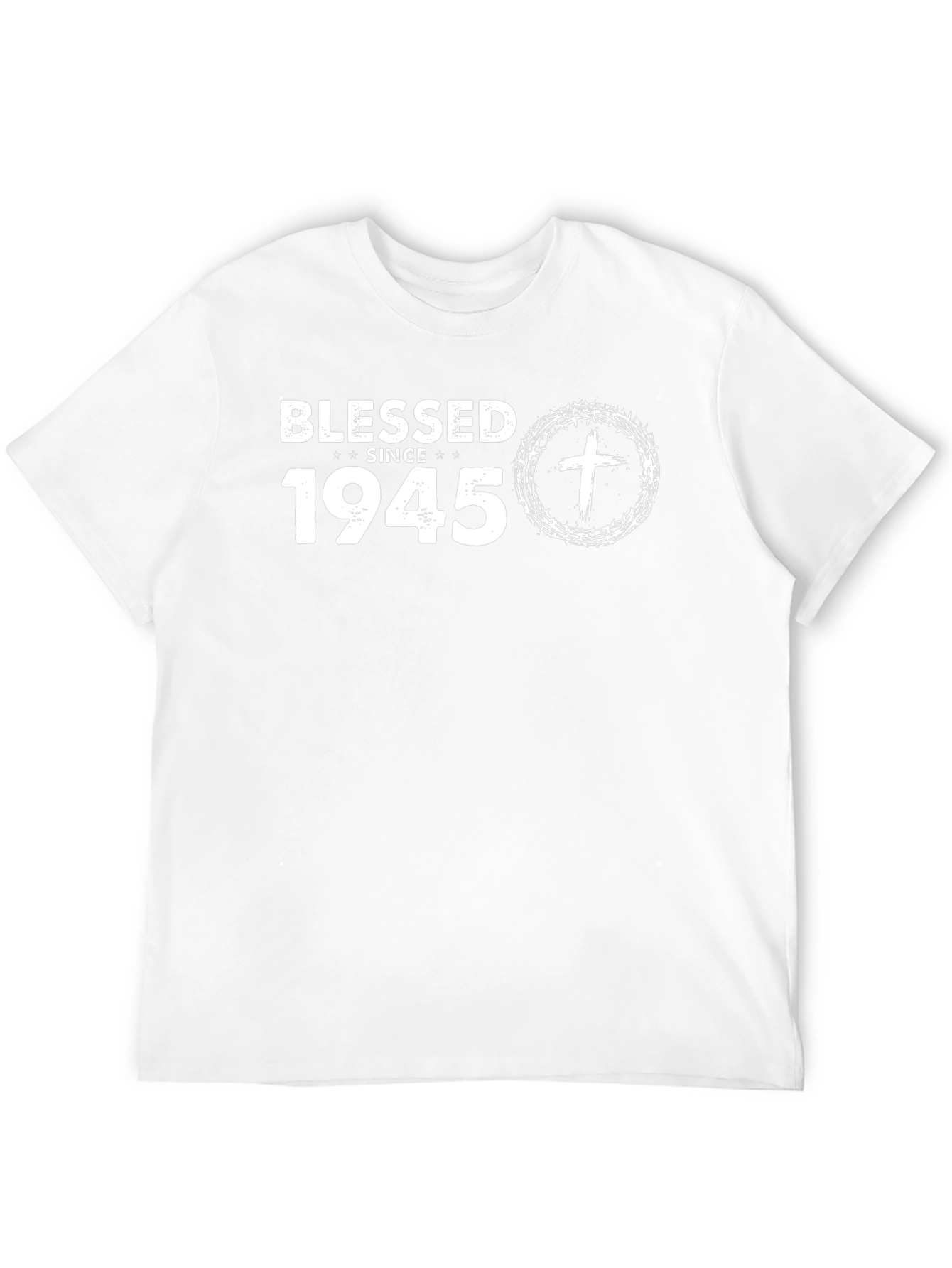 Blessed Since 1945 Black T-Shirt