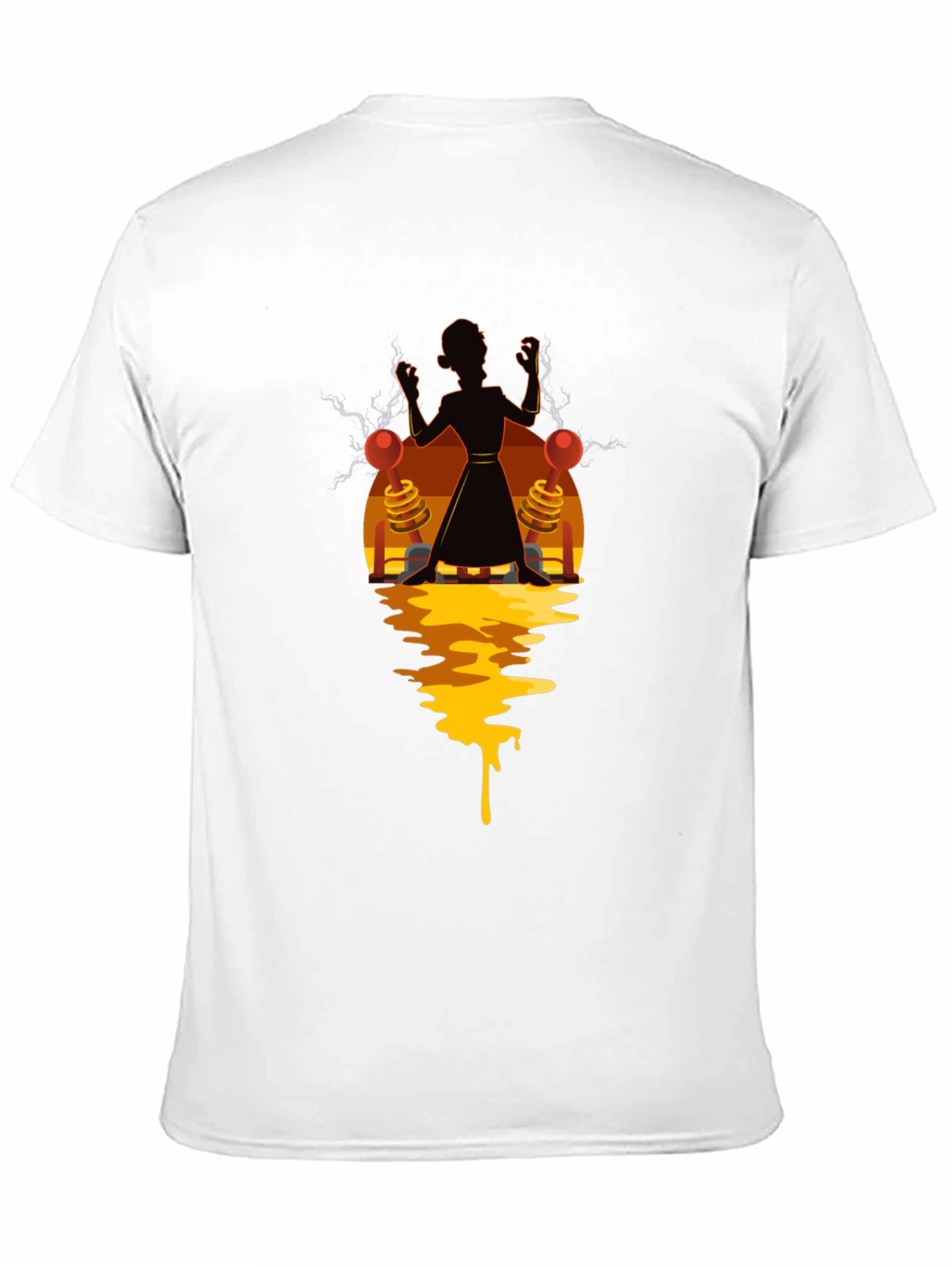 Mad Scientist T-Shirt - Electrifying Design!