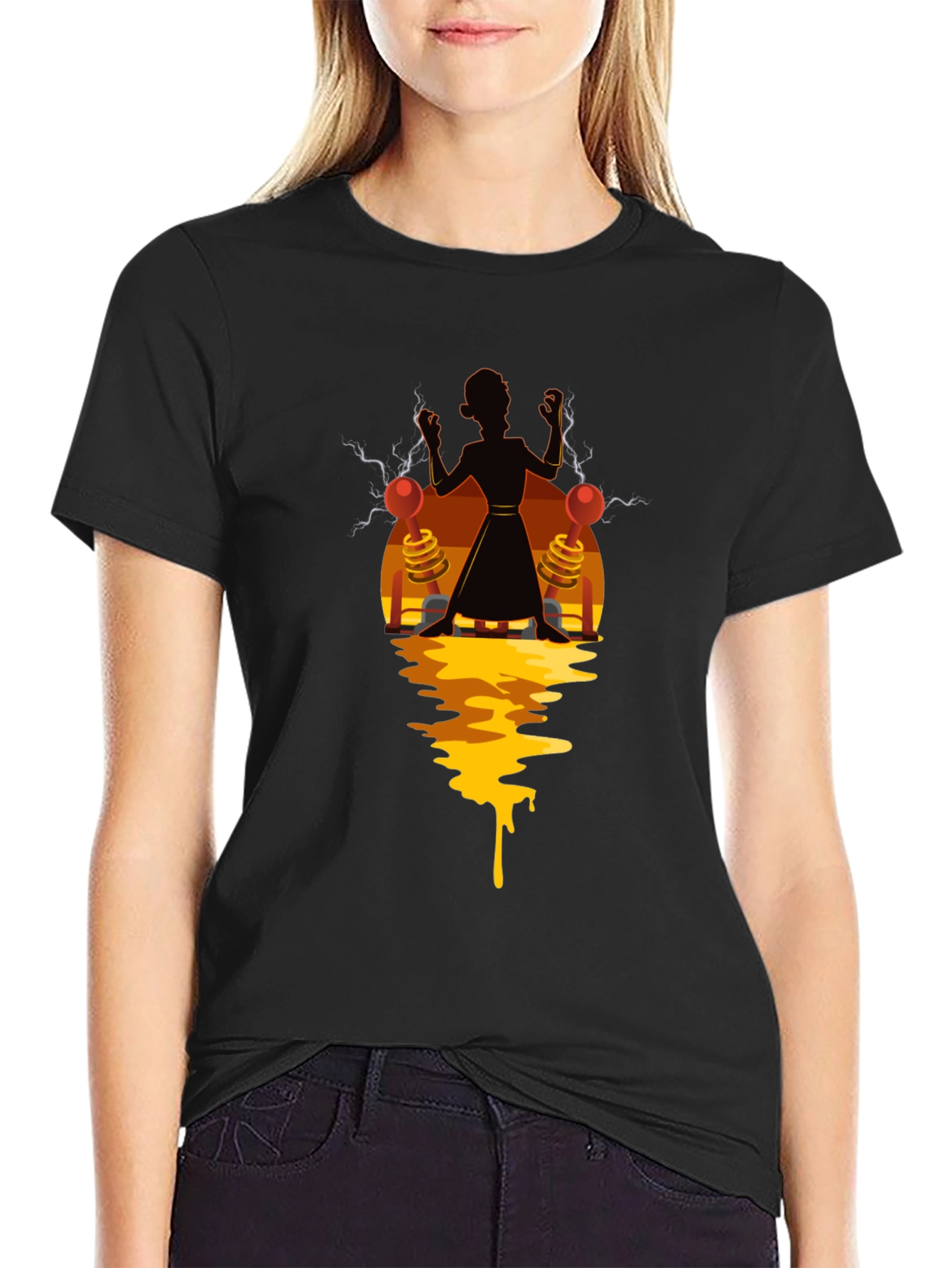 Mad Scientist T-Shirt - Electrifying Design!