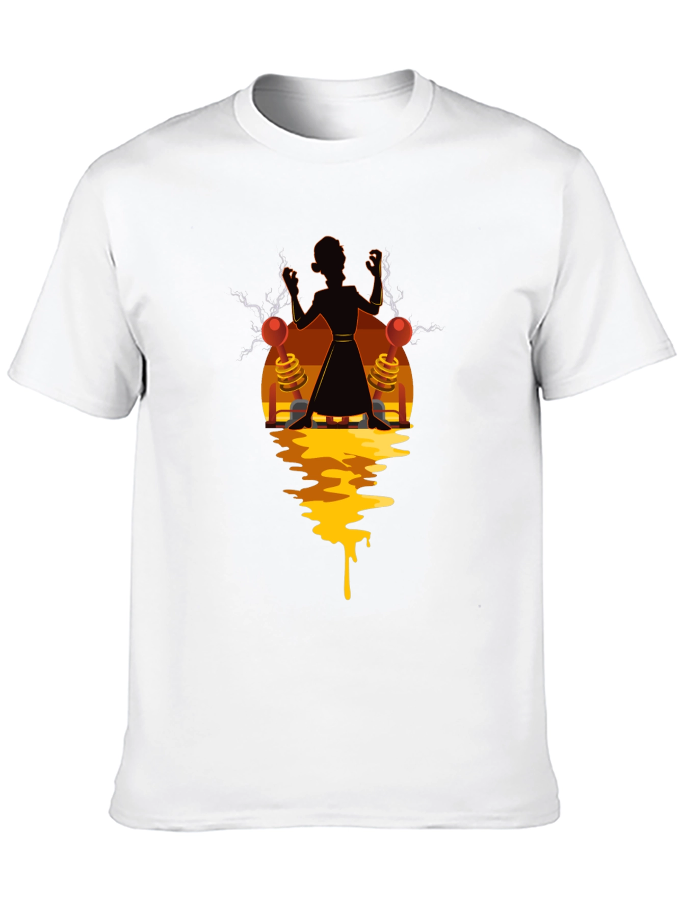 Mad Scientist T-Shirt - Electrifying Design!