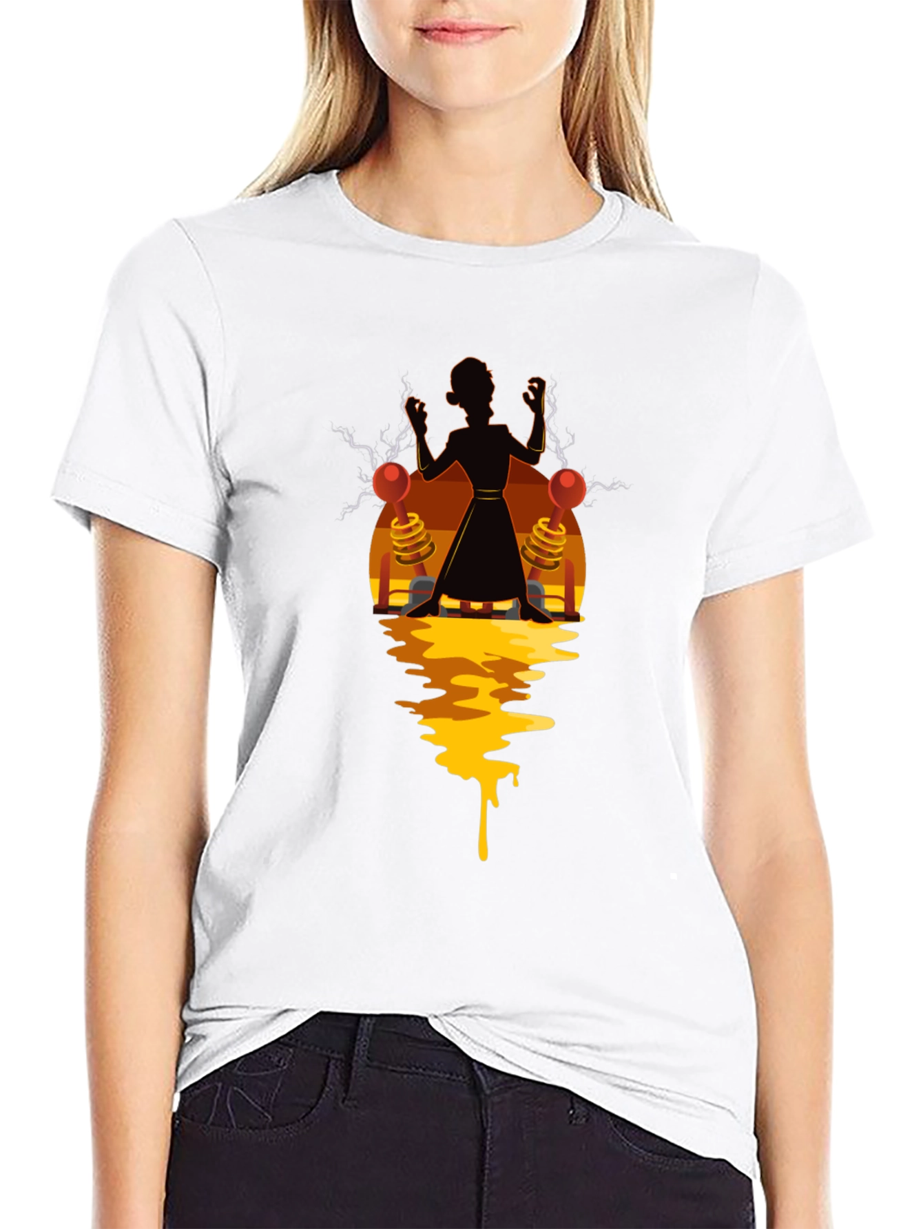 Mad Scientist T-Shirt - Electrifying Design!