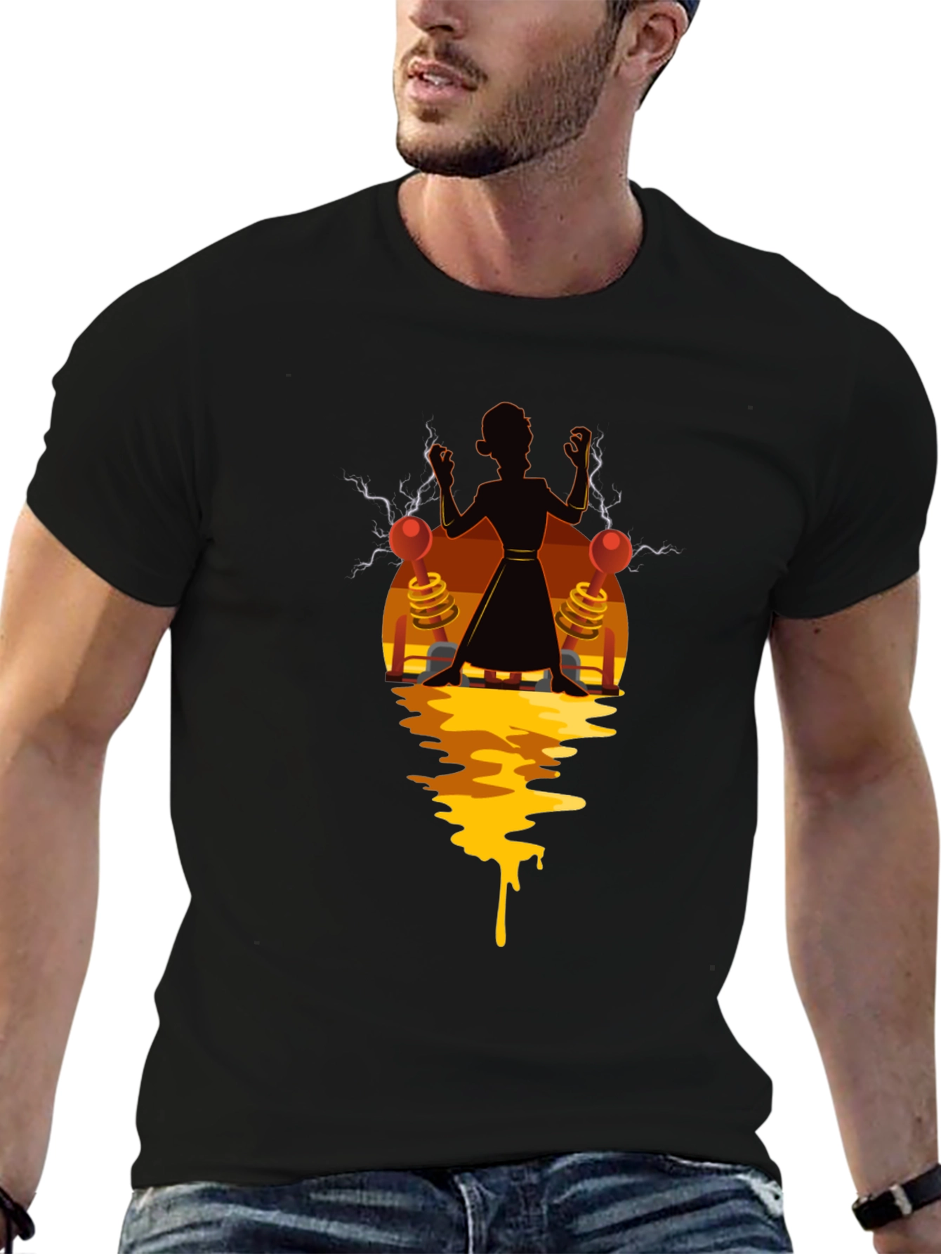 Mad Scientist T-Shirt - Electrifying Design!