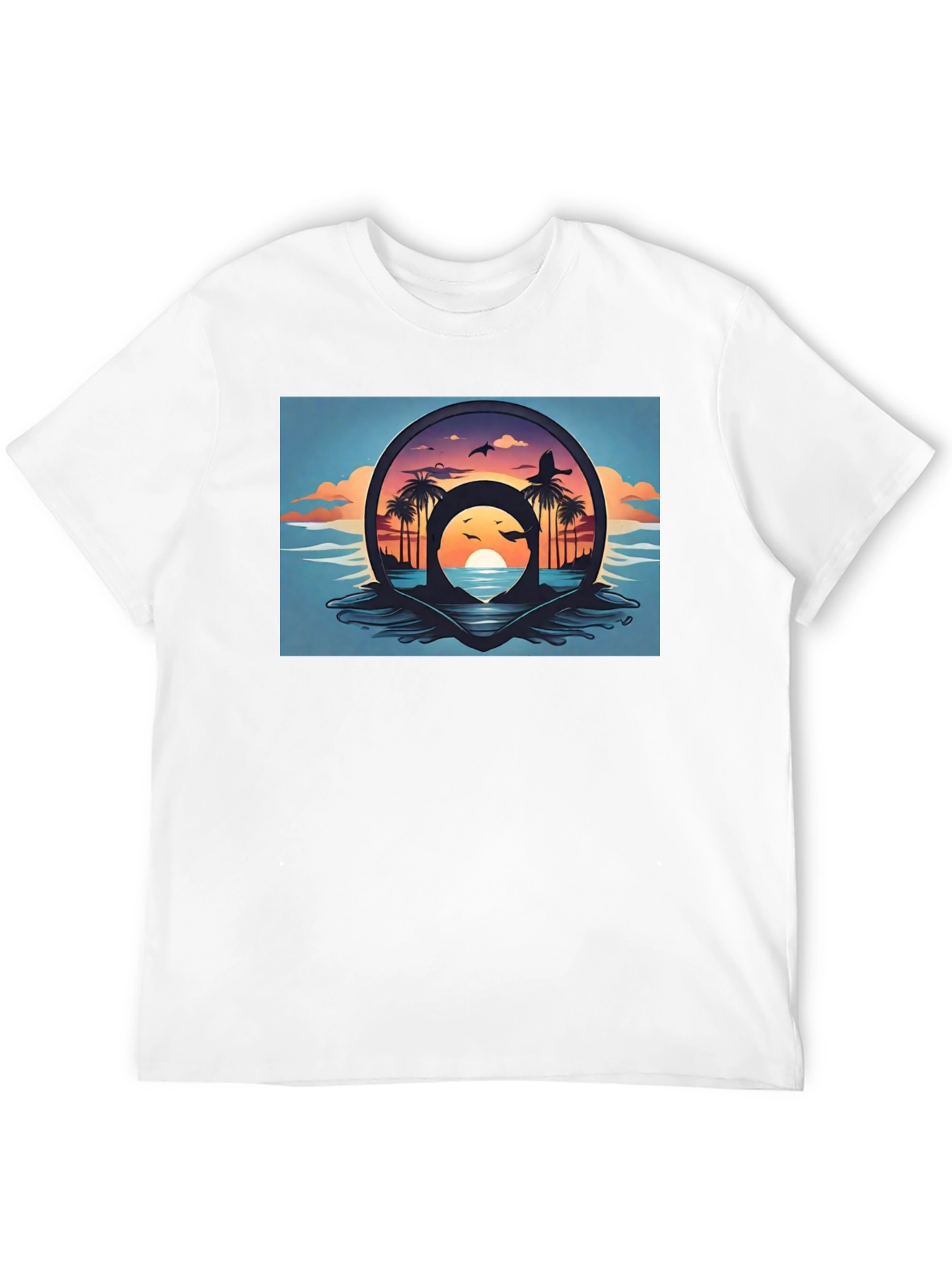 Tropical Sunset Graphic Tee