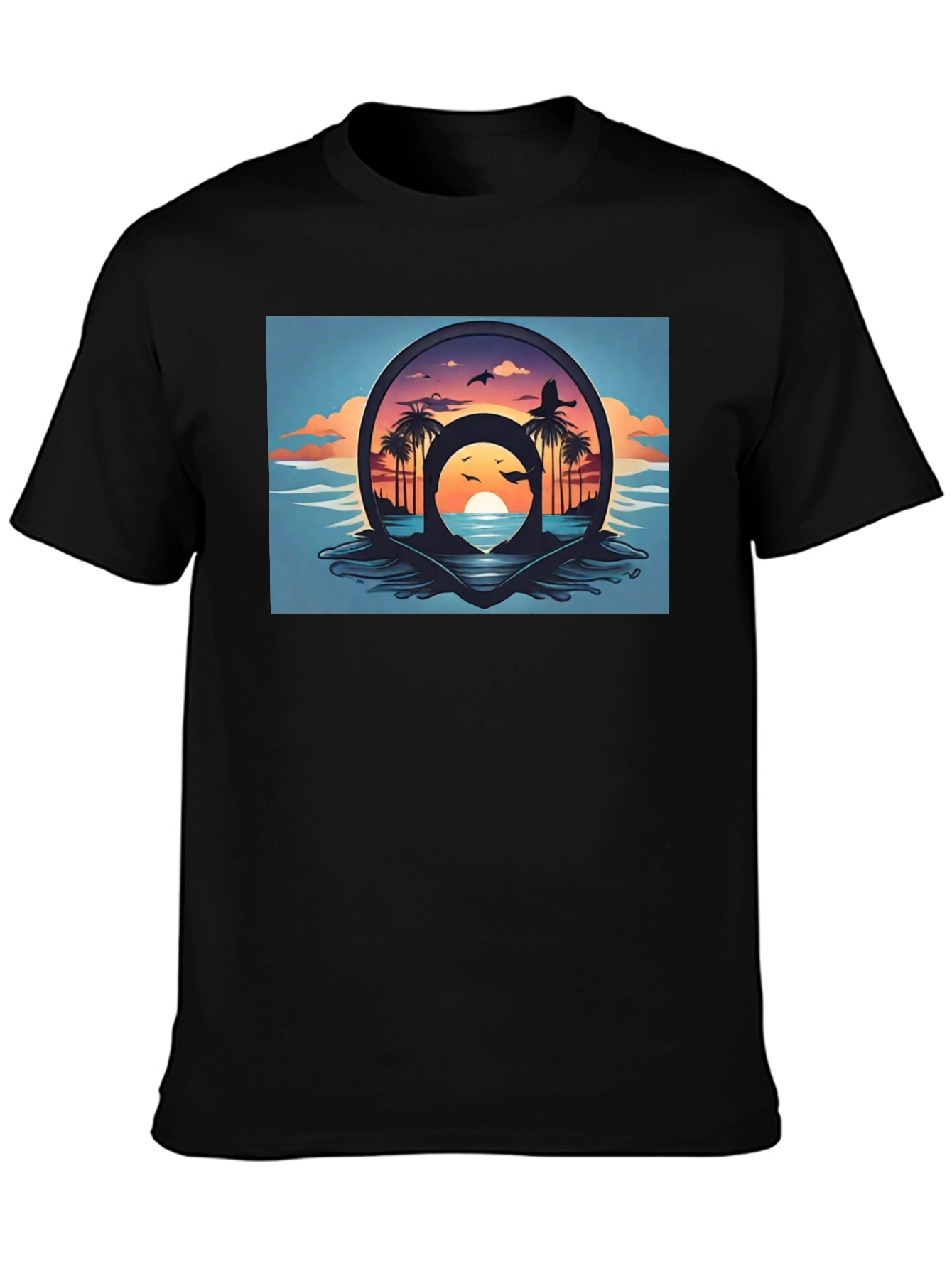 Tropical Sunset Graphic Tee