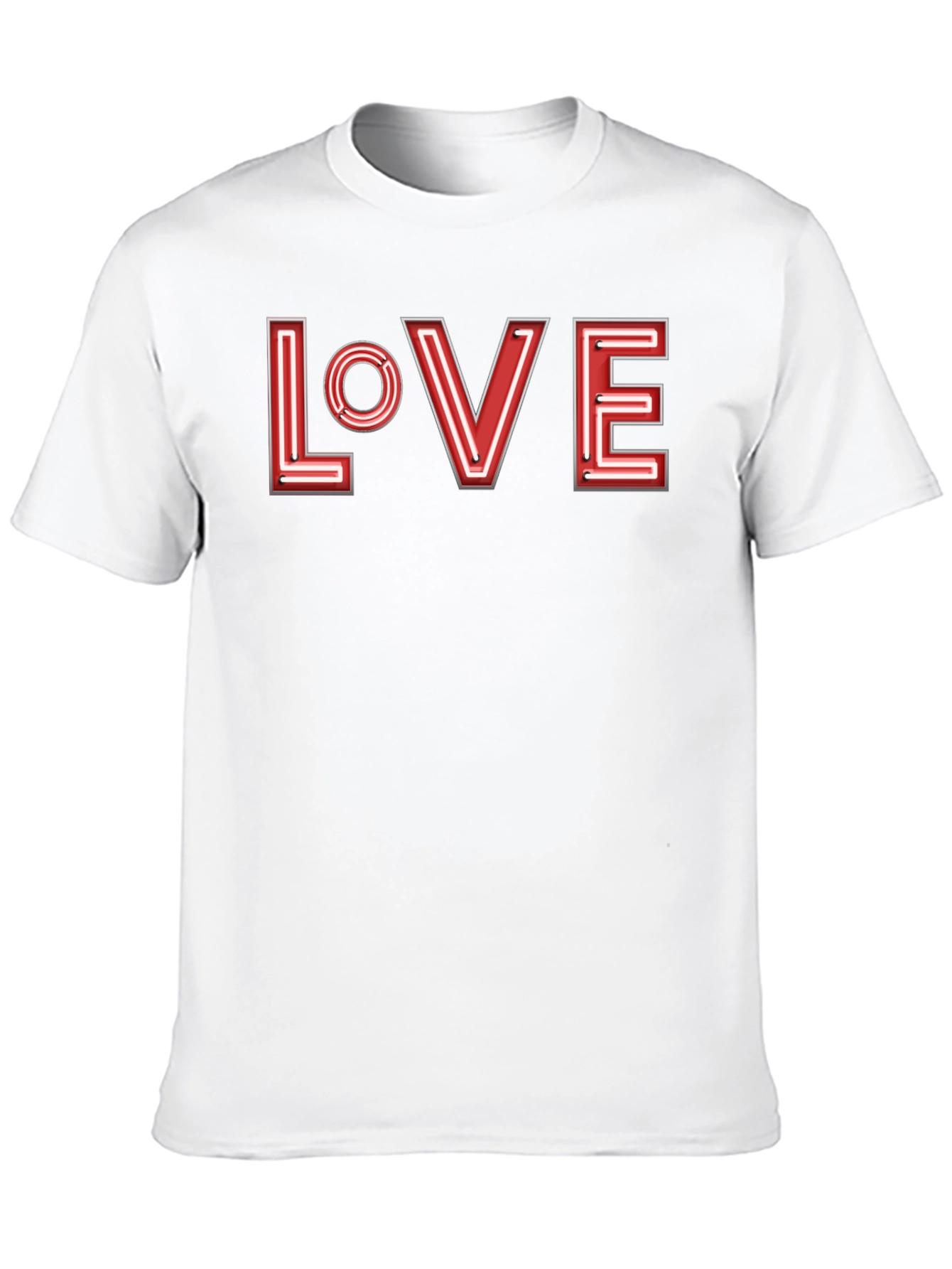 Neon LOVE Graphic Tee - Stylish & Comfy