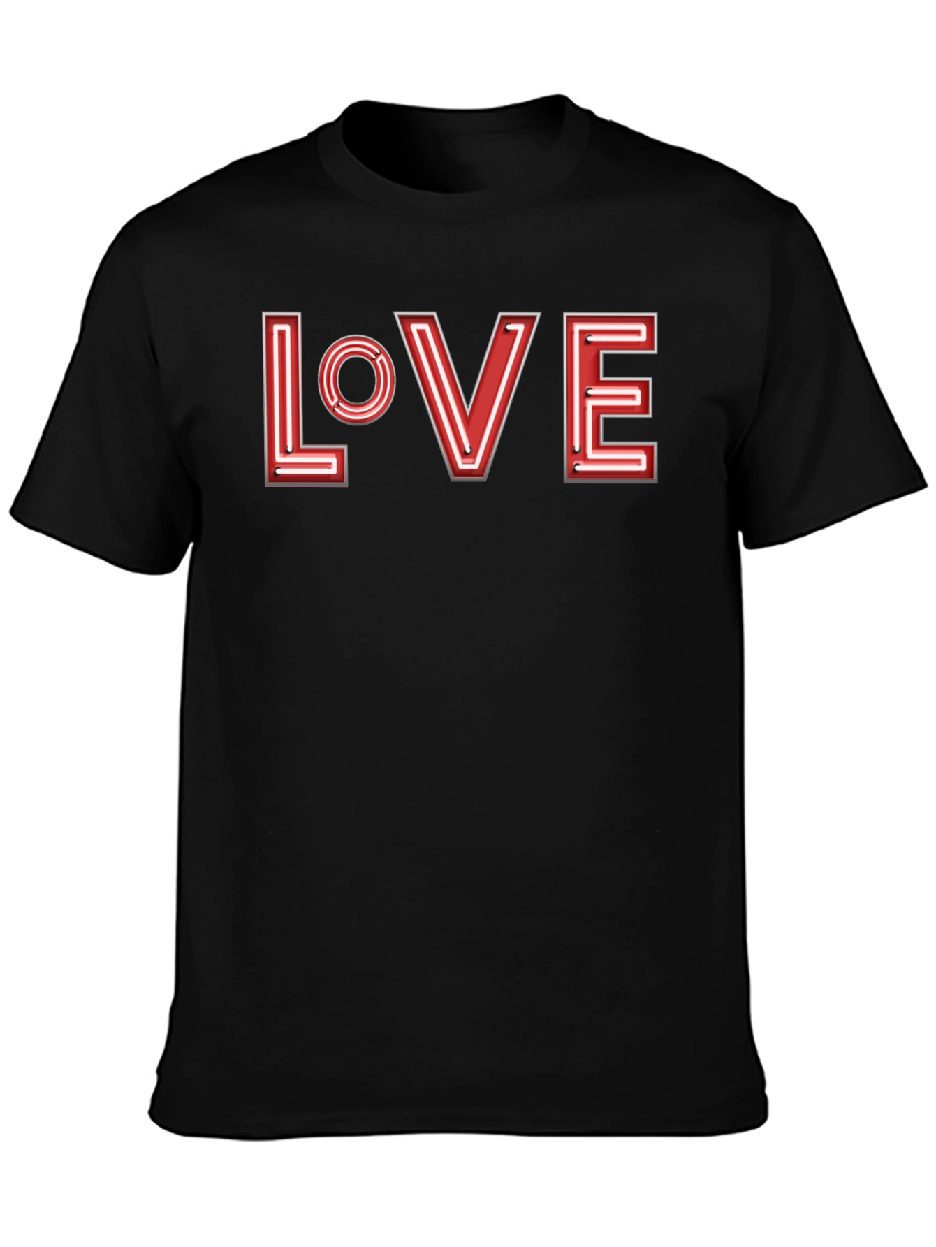 Neon LOVE Graphic Tee - Stylish & Comfy