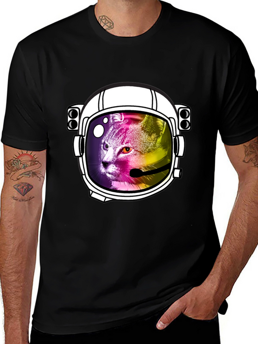 Cat Astronaut T-Shirt - Space Cat Tee