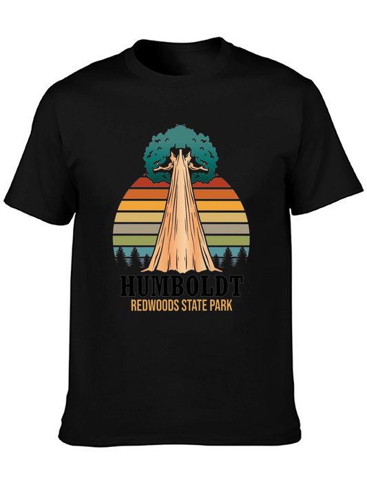 Humboldt Redwoods State Park Black T-Shirt