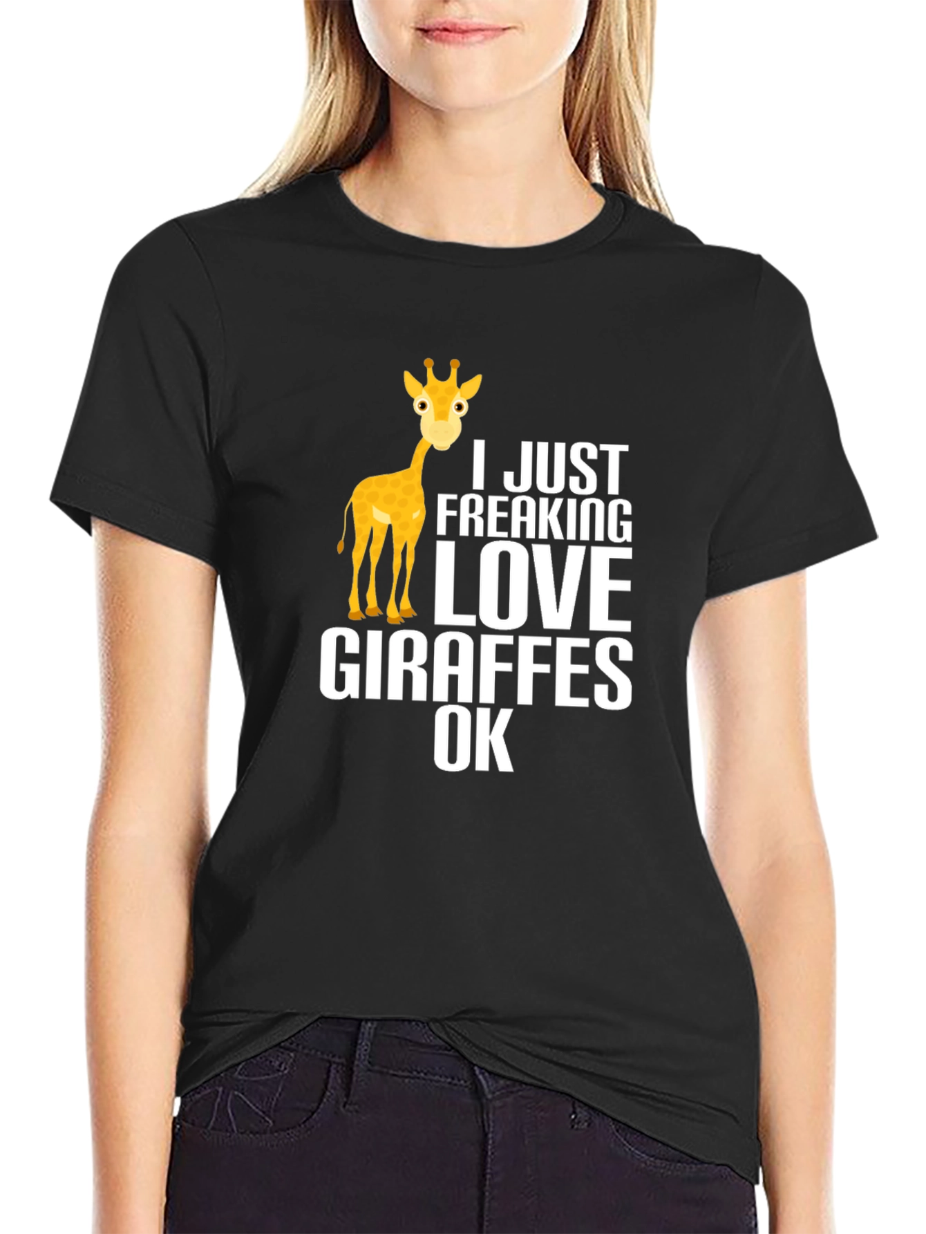 I Love Giraffes Graphic T-Shirt