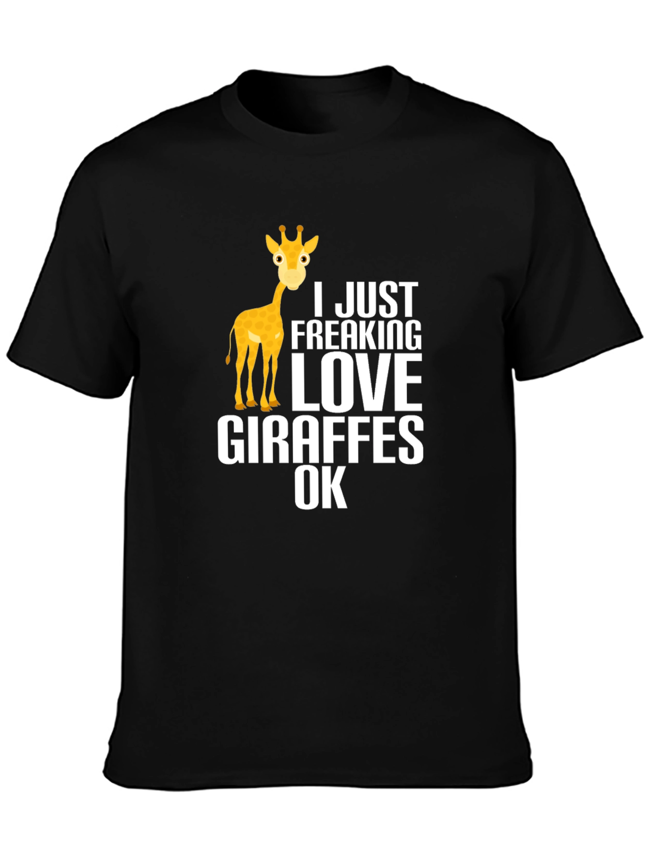 I Love Giraffes Graphic T-Shirt