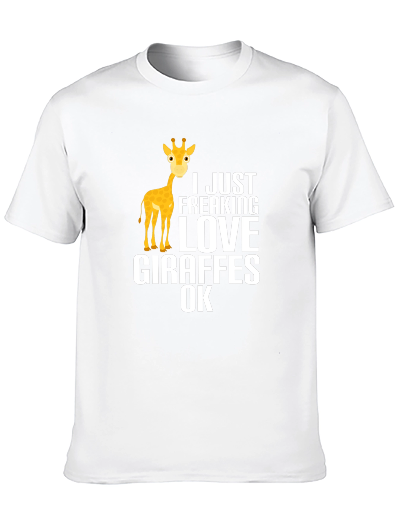 I Love Giraffes Graphic T-Shirt