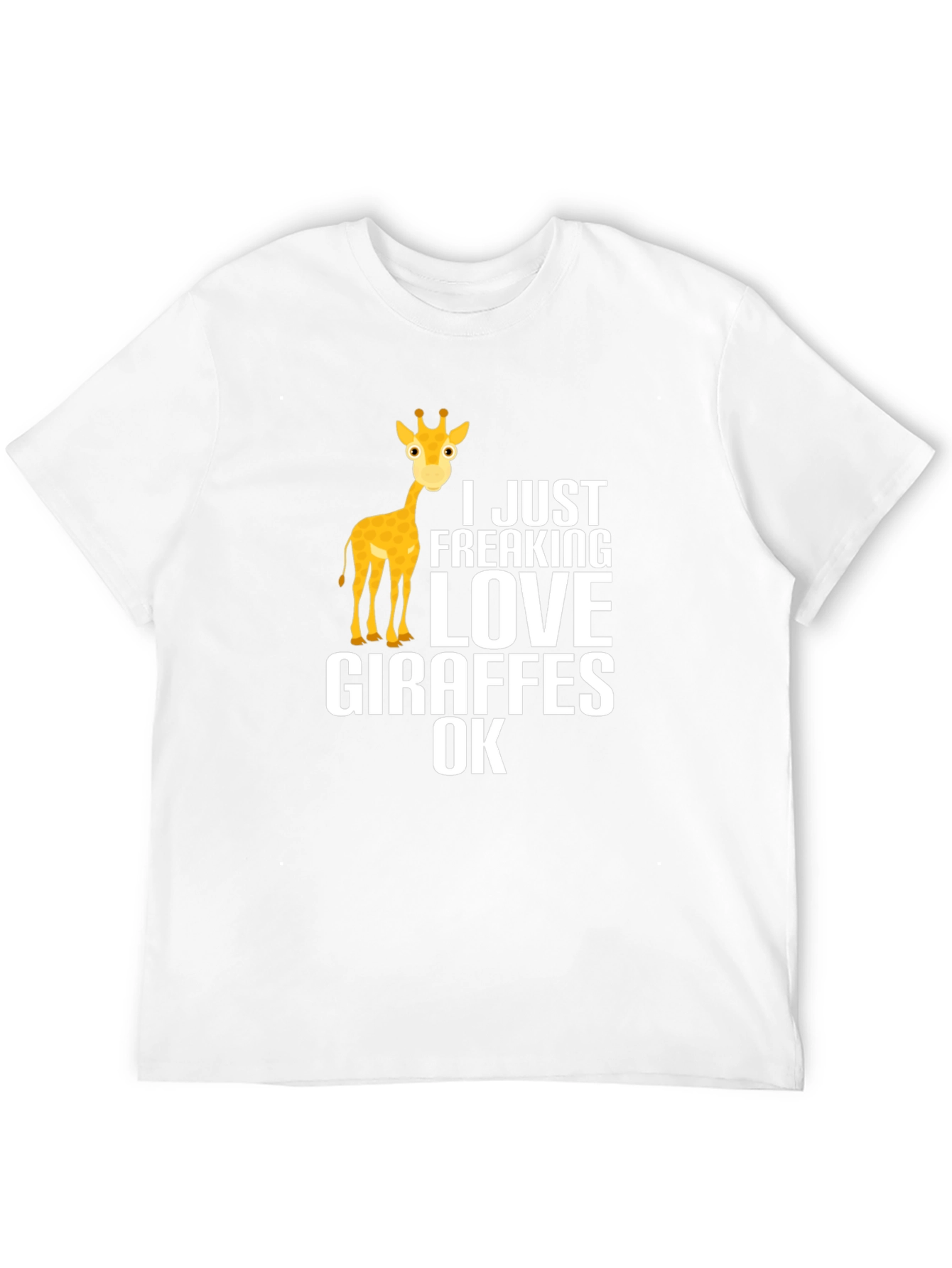 I Love Giraffes Graphic T-Shirt