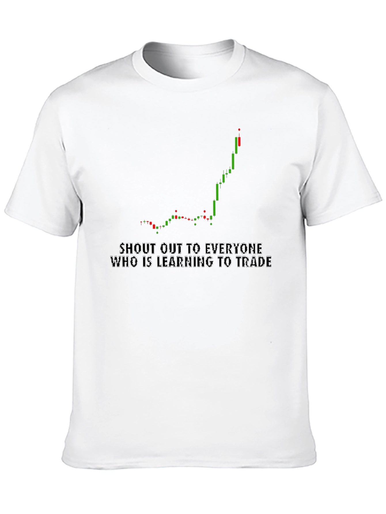 Learn to Trade Black Graphic Tee