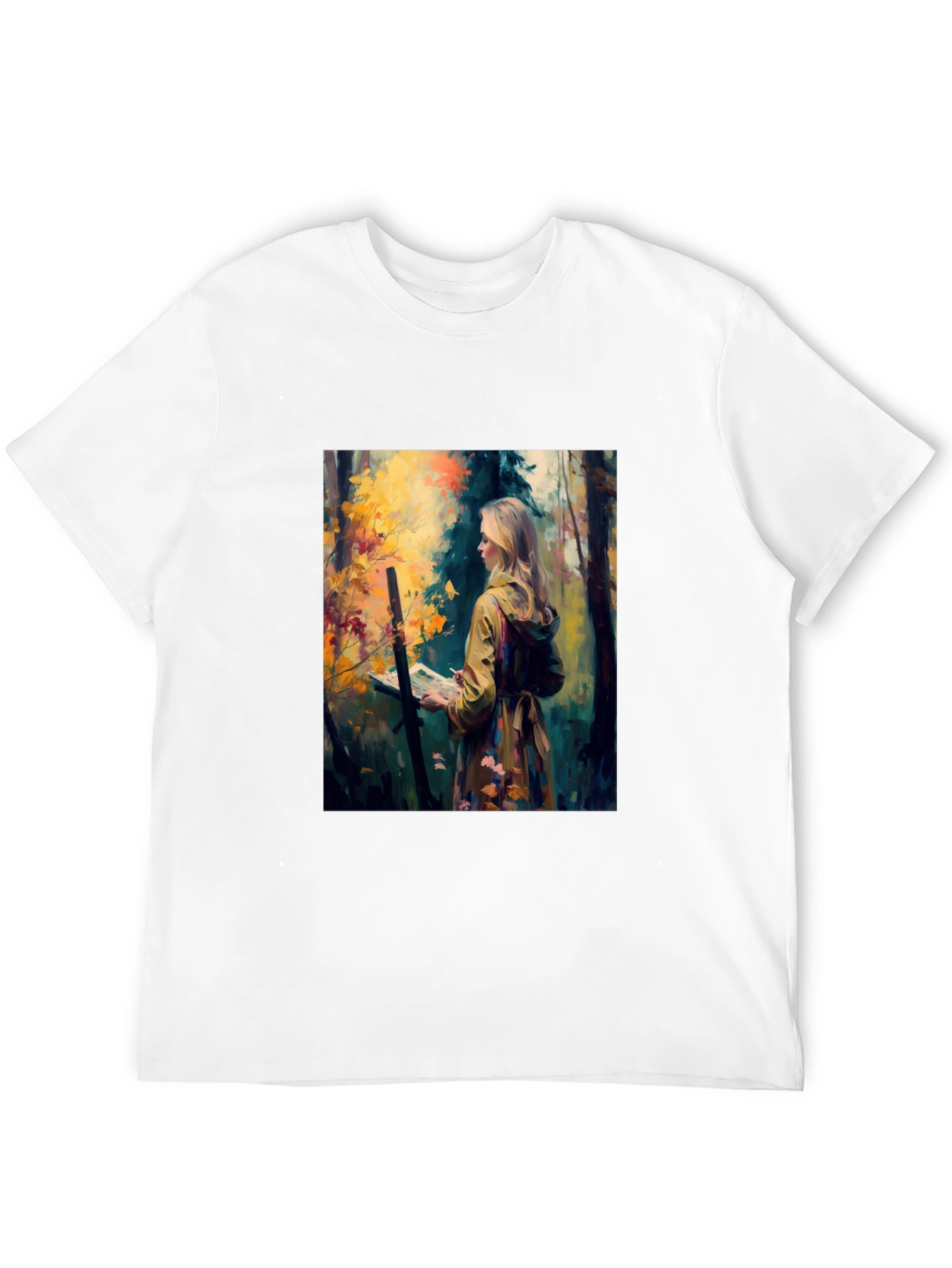 Artist in Woods Graphic Tee - Black
