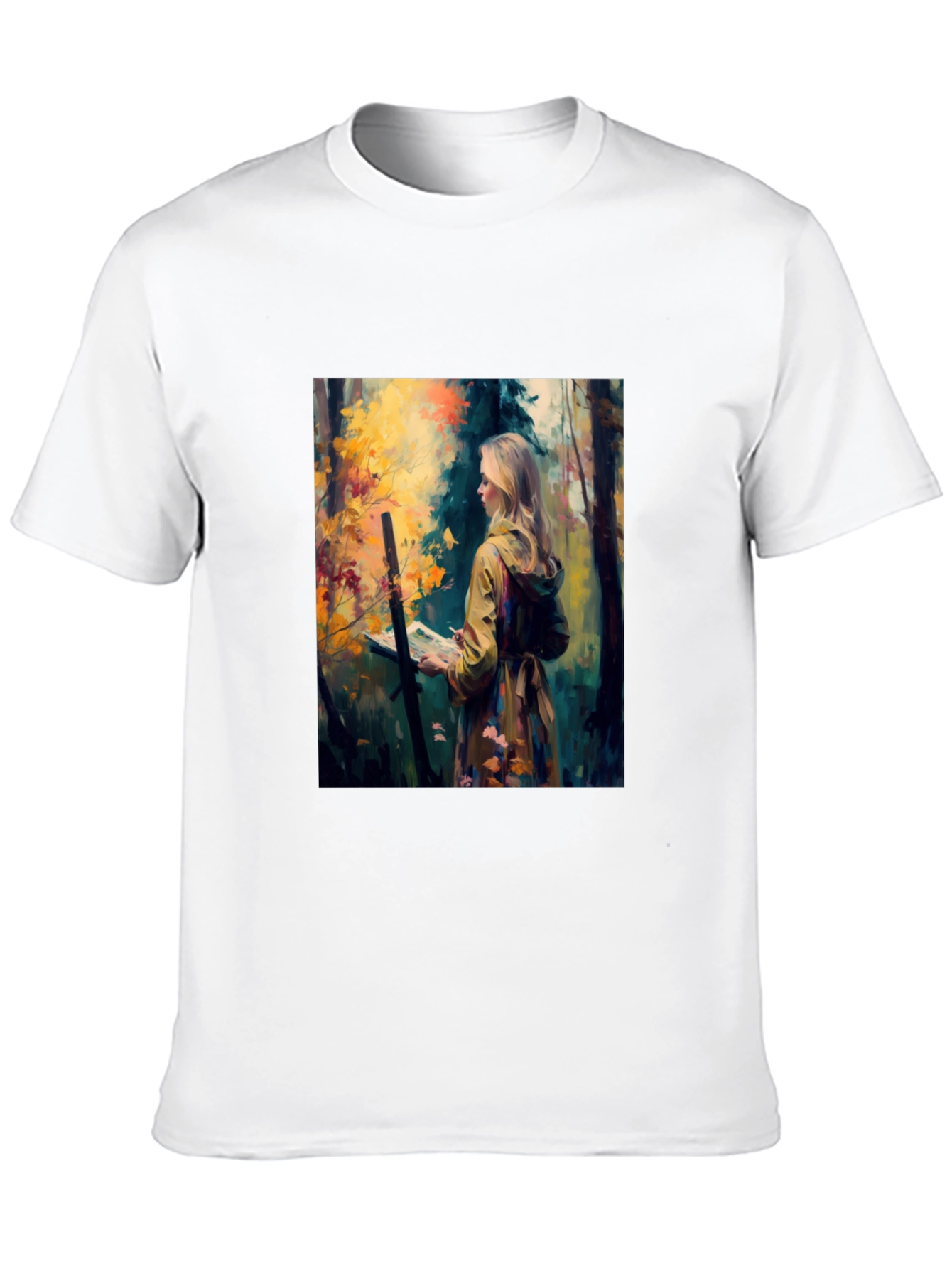 Artist in Woods Graphic Tee - Black