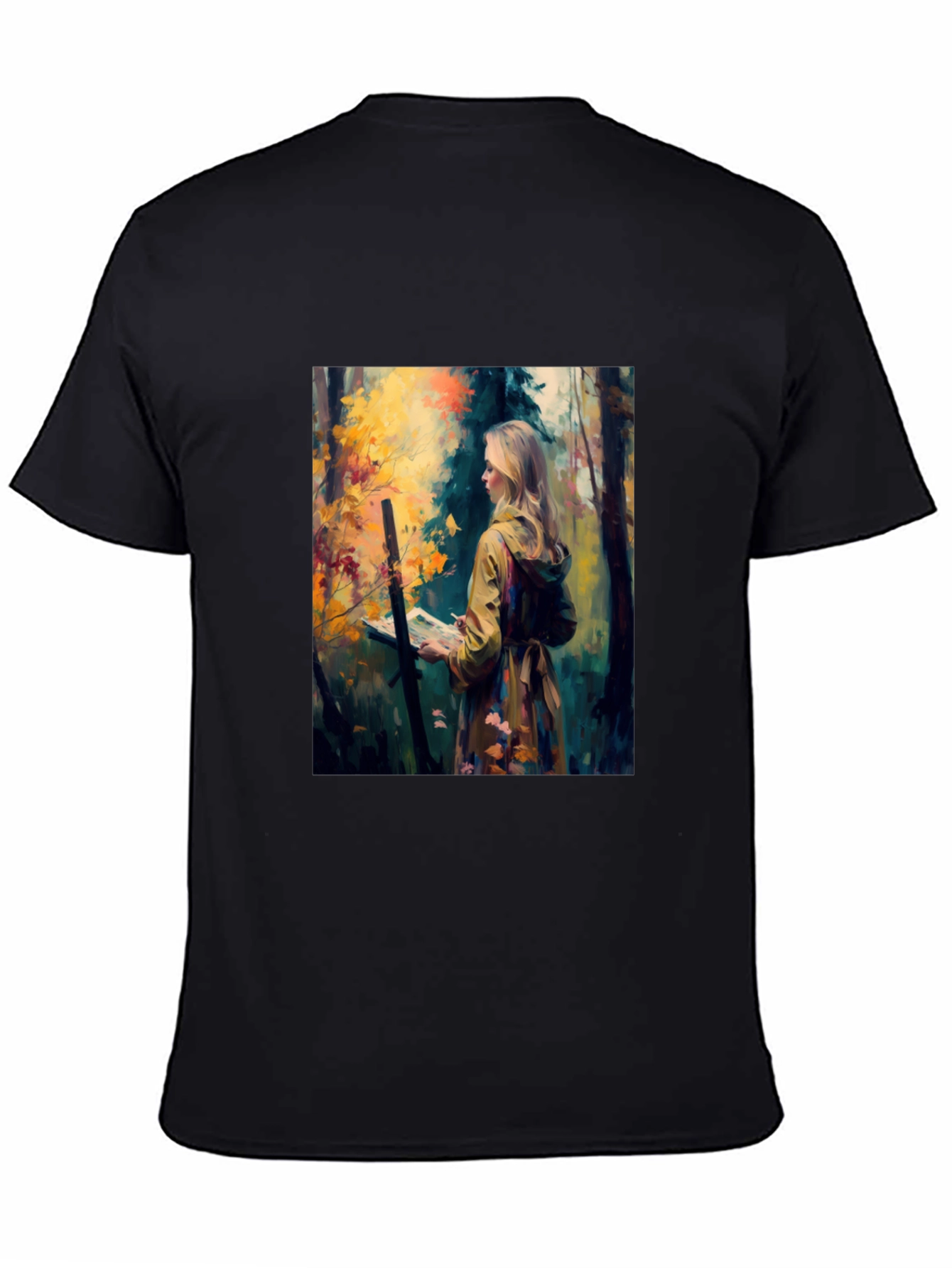 Artist in Woods Graphic Tee - Black