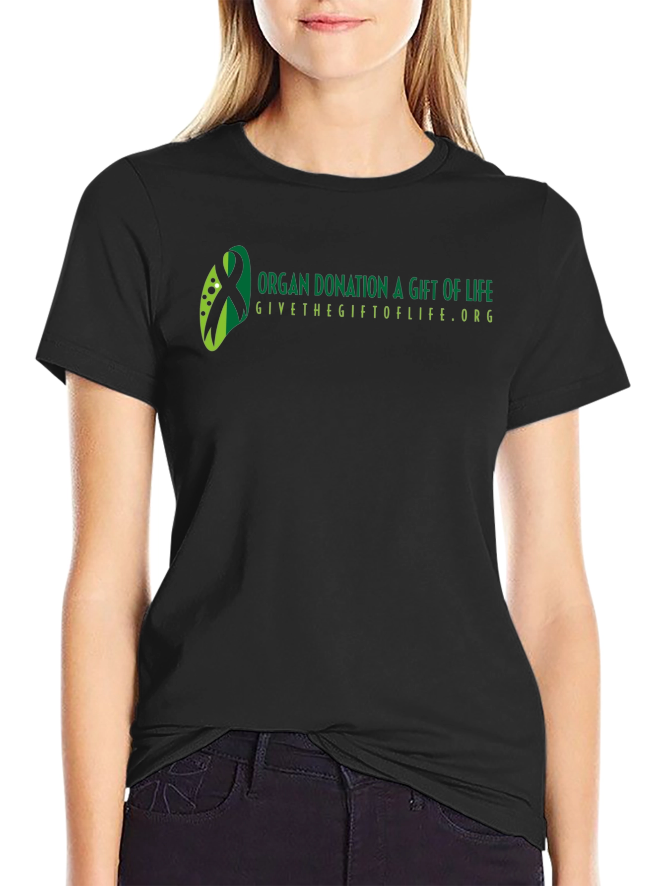 Organ Donation Gift of Life Black T-Shirt