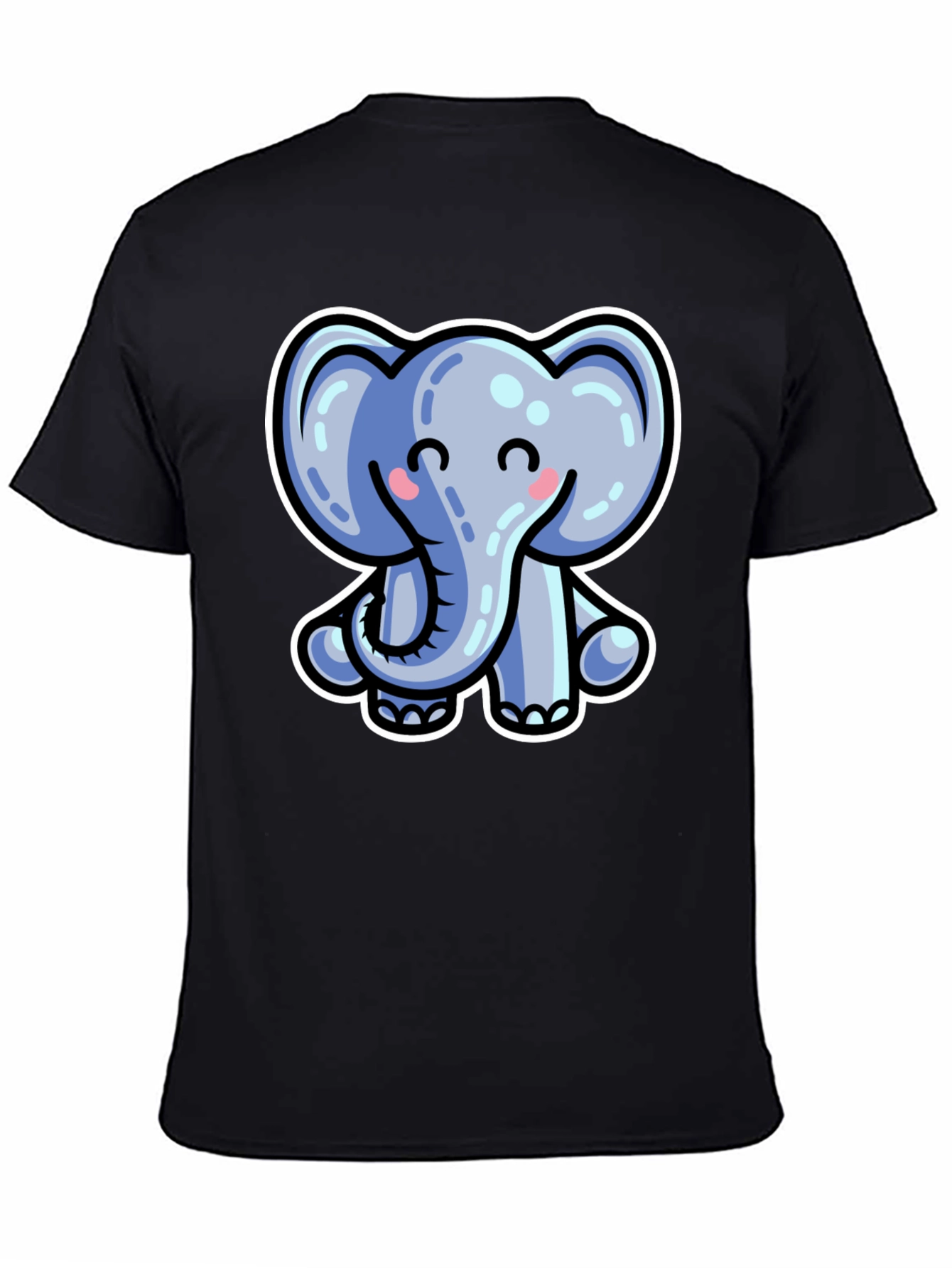 Cute Cartoon Elephant Graphic Tee