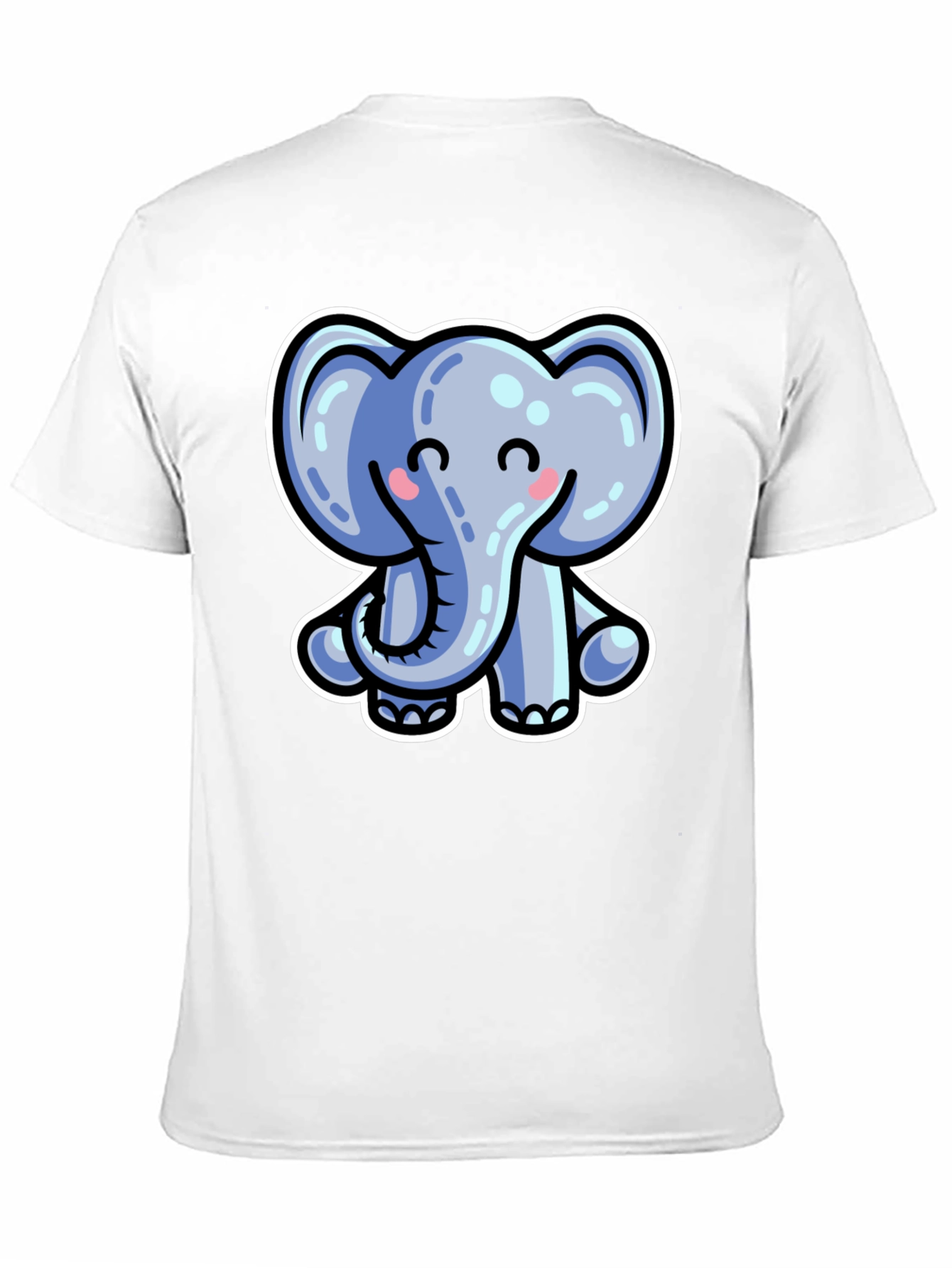 Cute Cartoon Elephant Graphic Tee