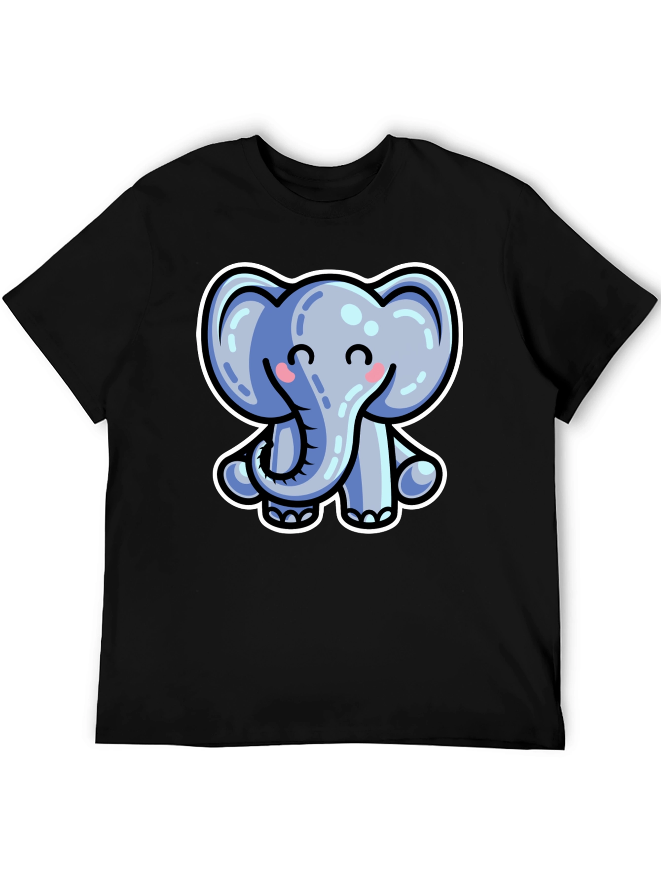 Cute Cartoon Elephant Graphic Tee