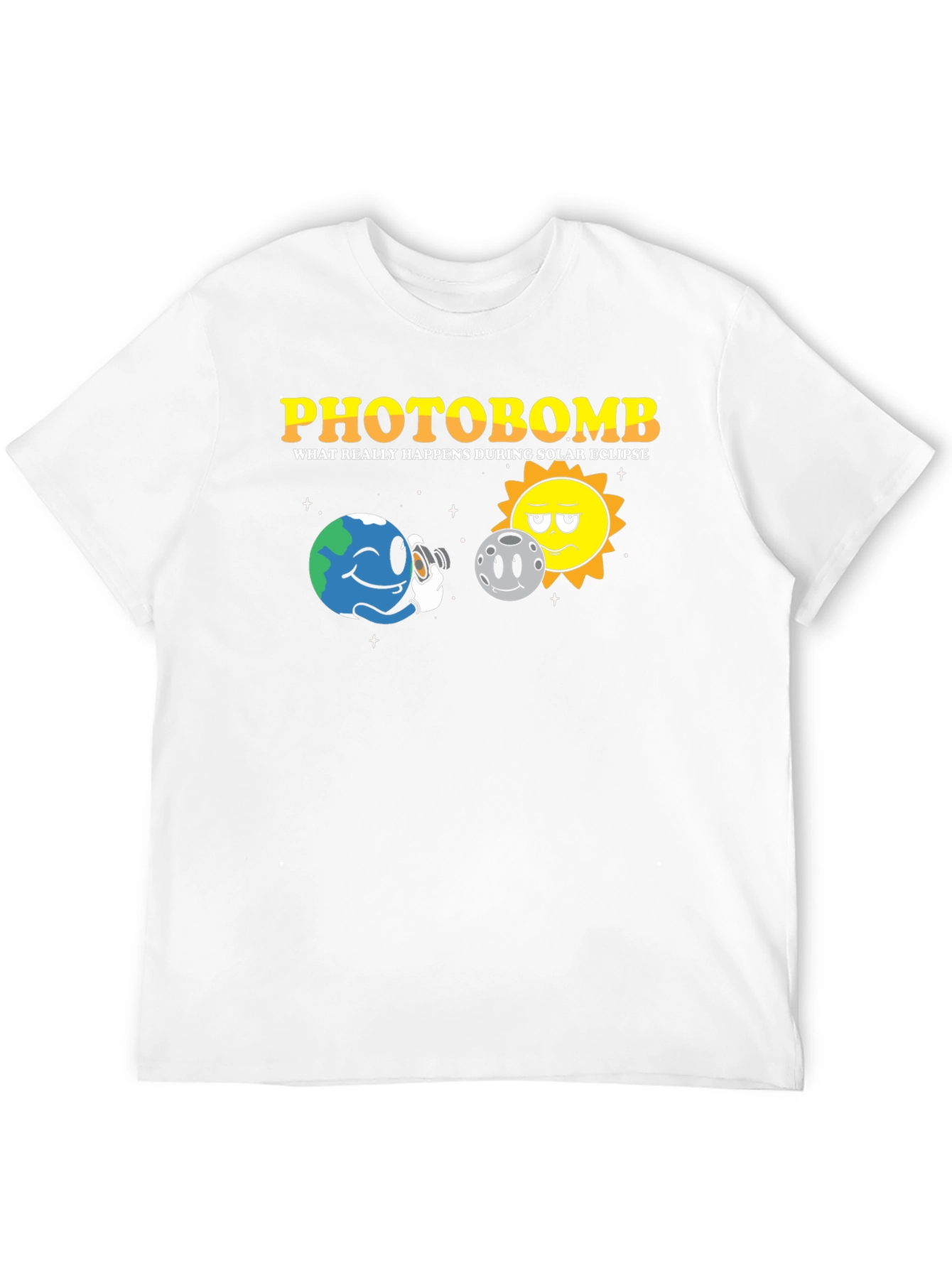 Photobomb Solar Eclipse Graphic T-Shirt