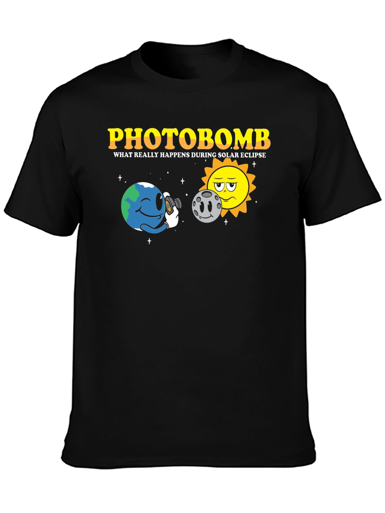 Photobomb Solar Eclipse Graphic T-Shirt