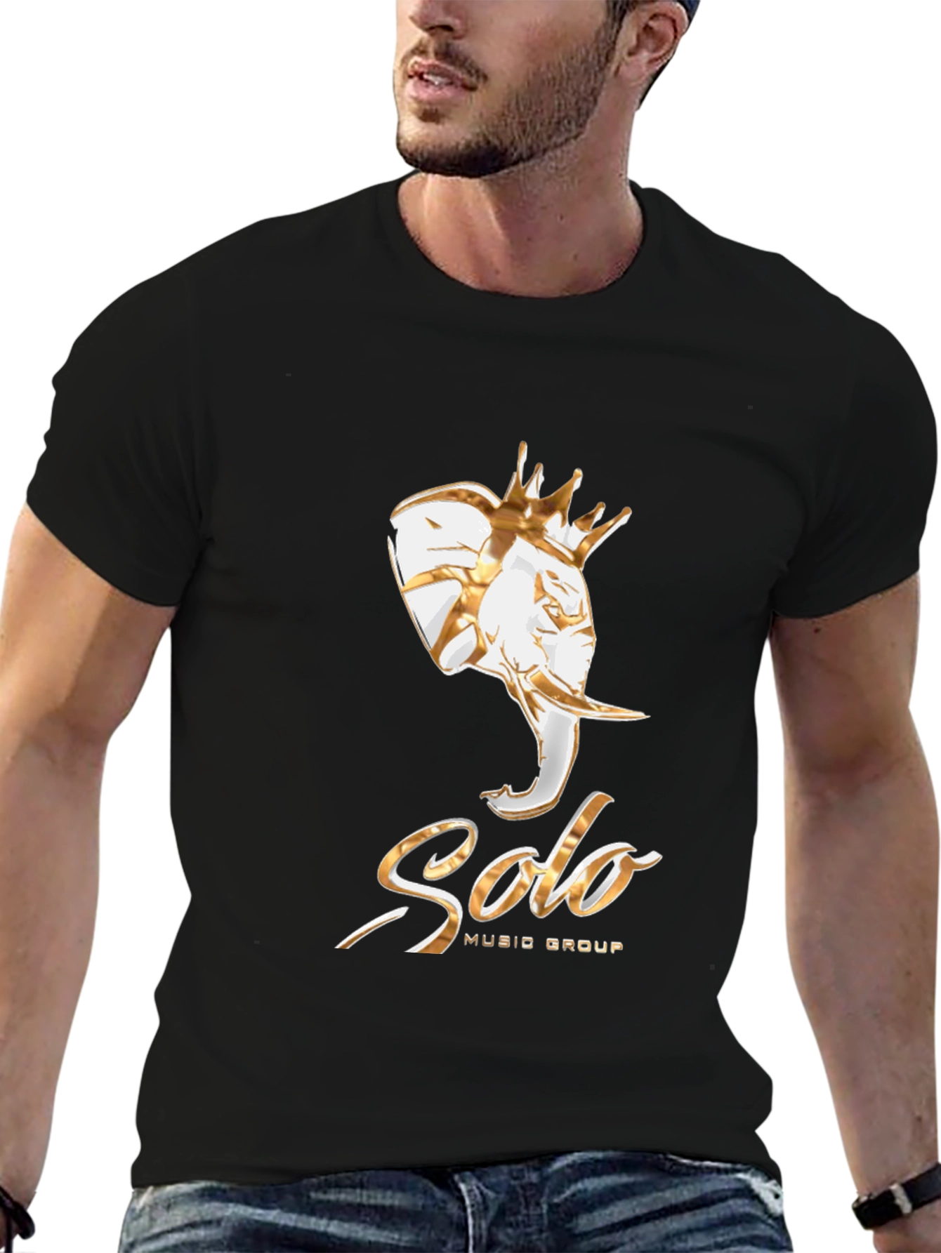 Solo Music Group Graphic T-Shirt Black