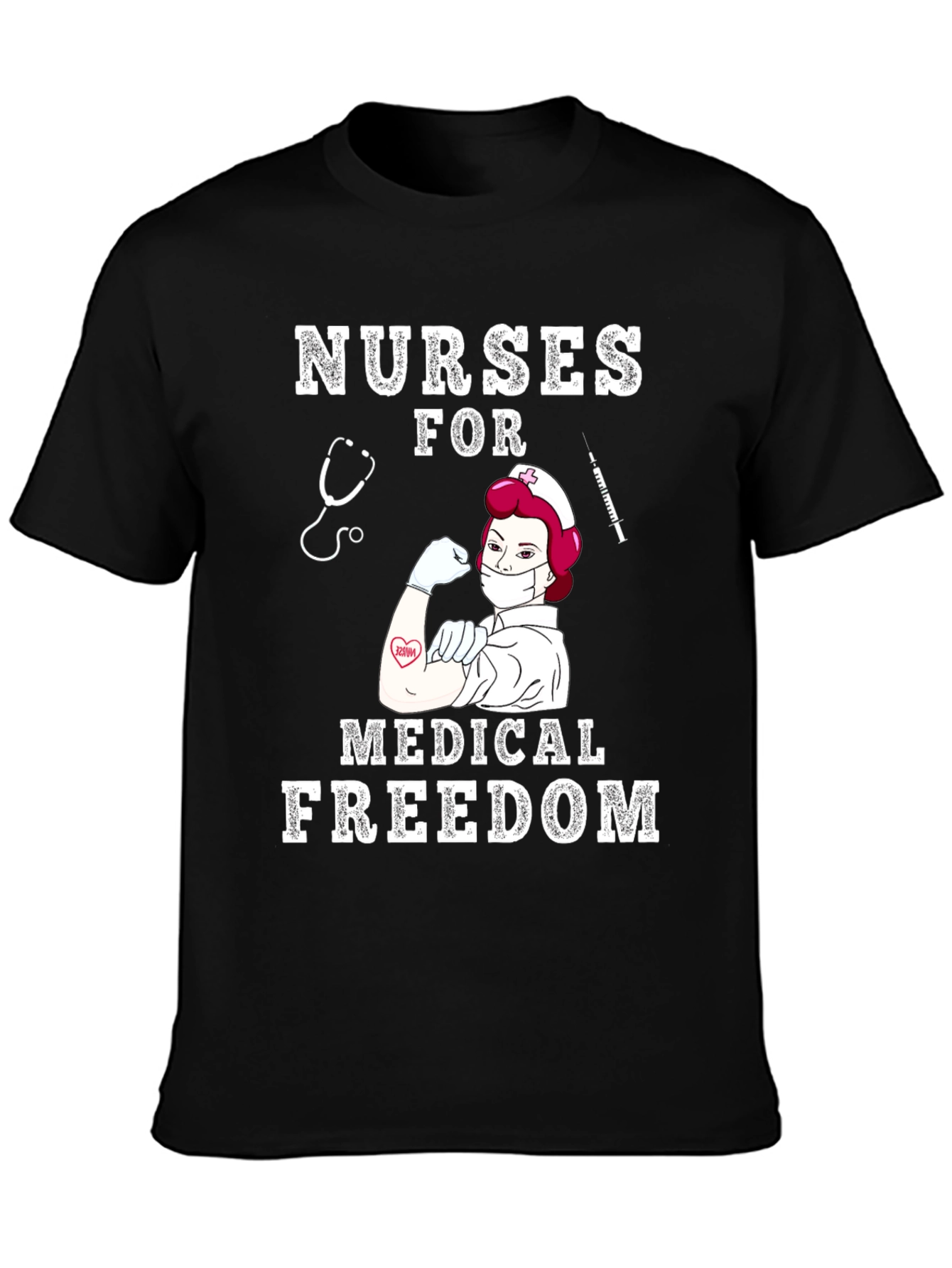 Nurses for Medical Freedom Graphic T-Shirt