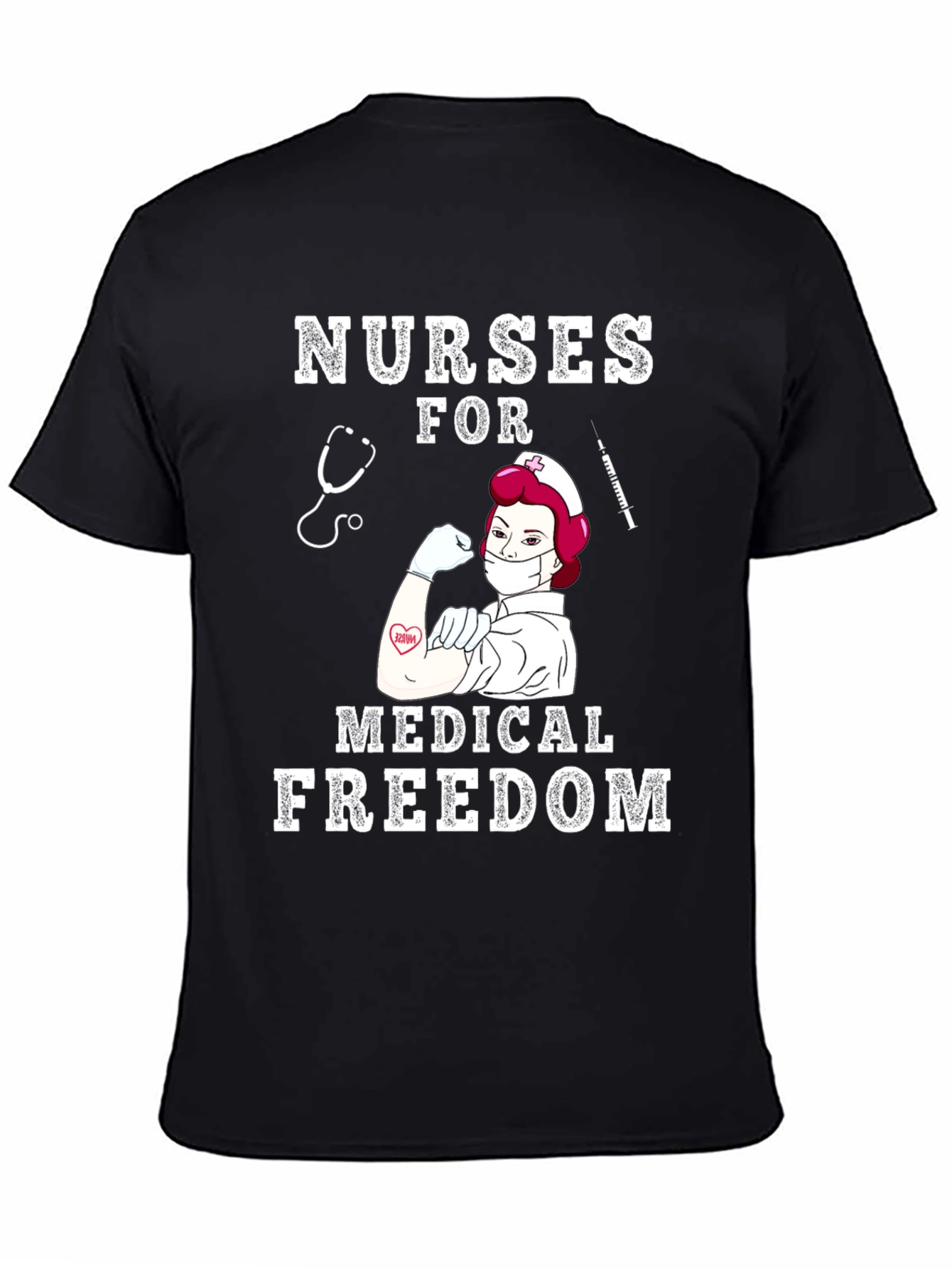 Nurses for Medical Freedom Graphic T-Shirt