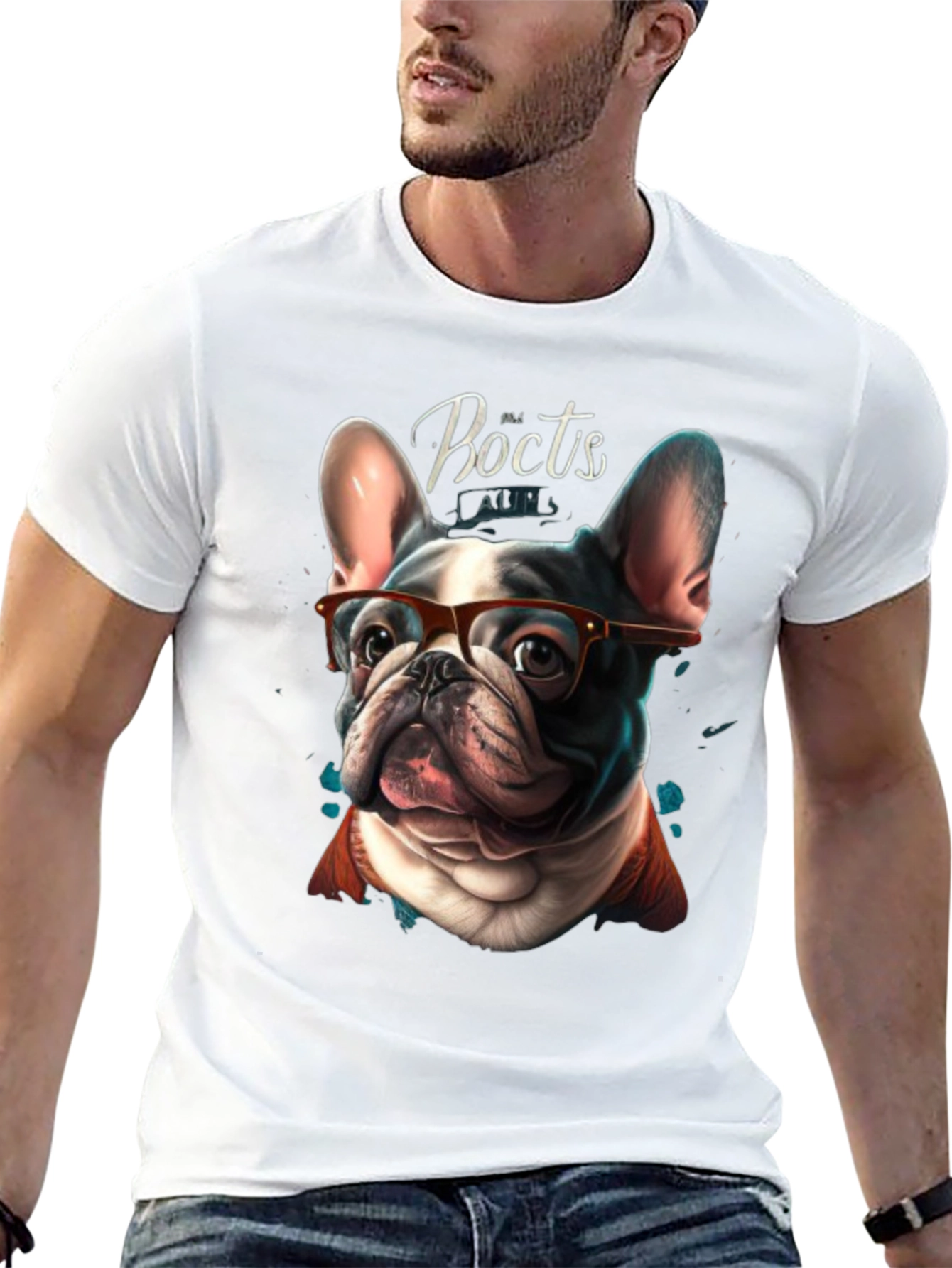 Hipster Dog T-Shirt