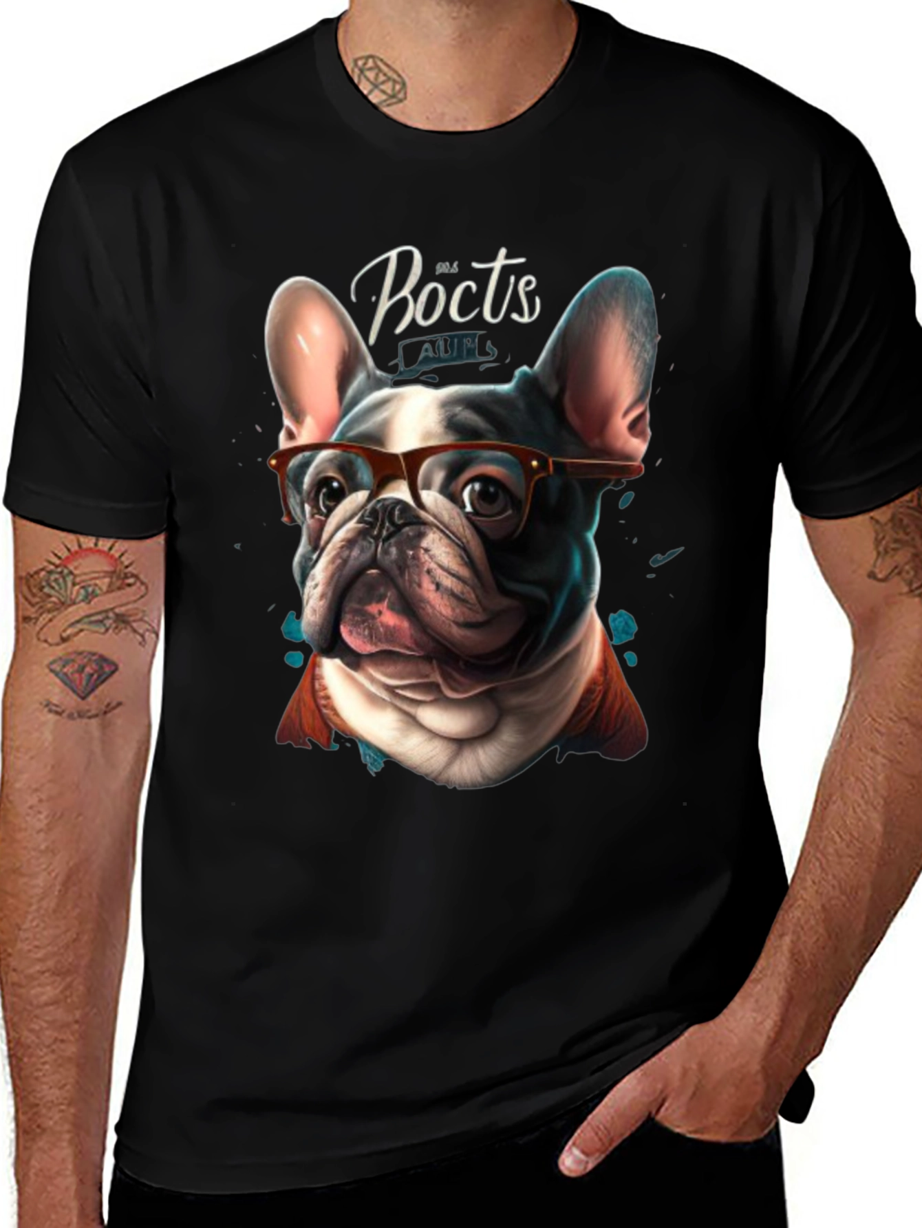 Hipster Dog T-Shirt