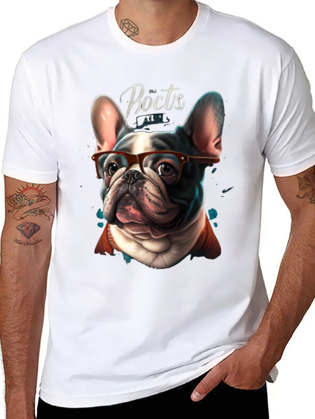 Hipster Dog T-Shirt