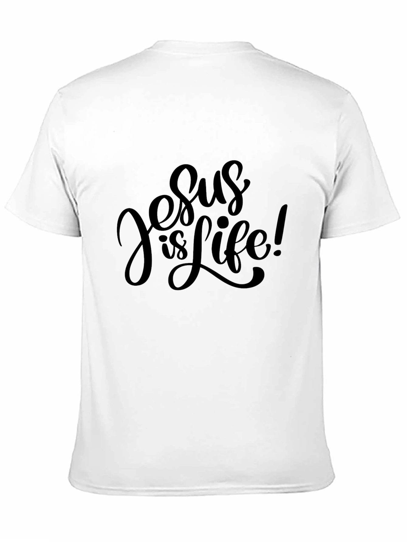 Jesus is Life! Black T-Shirt