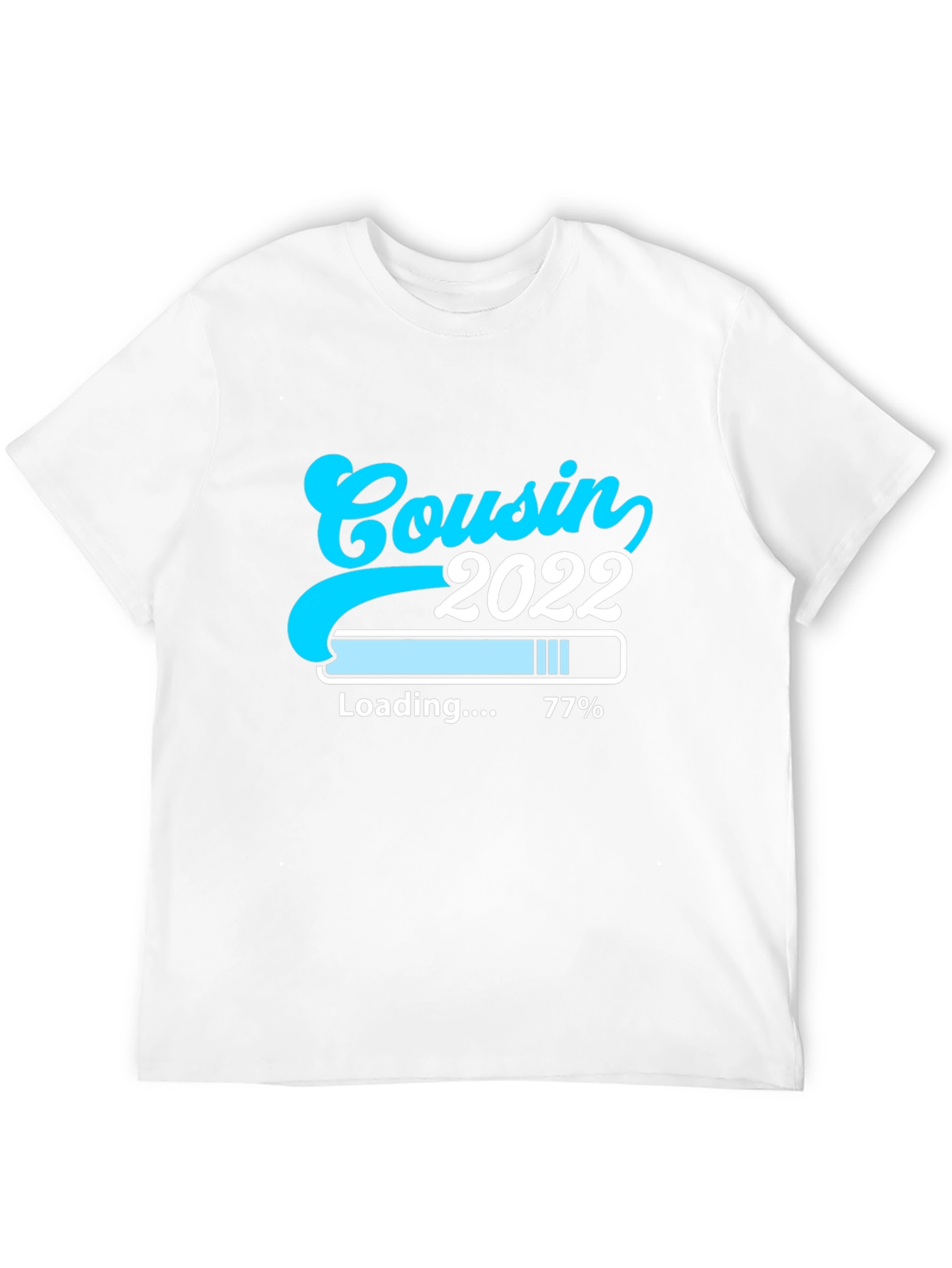 Cousin 2022 Loading T-Shirt - Black Graphic Tee