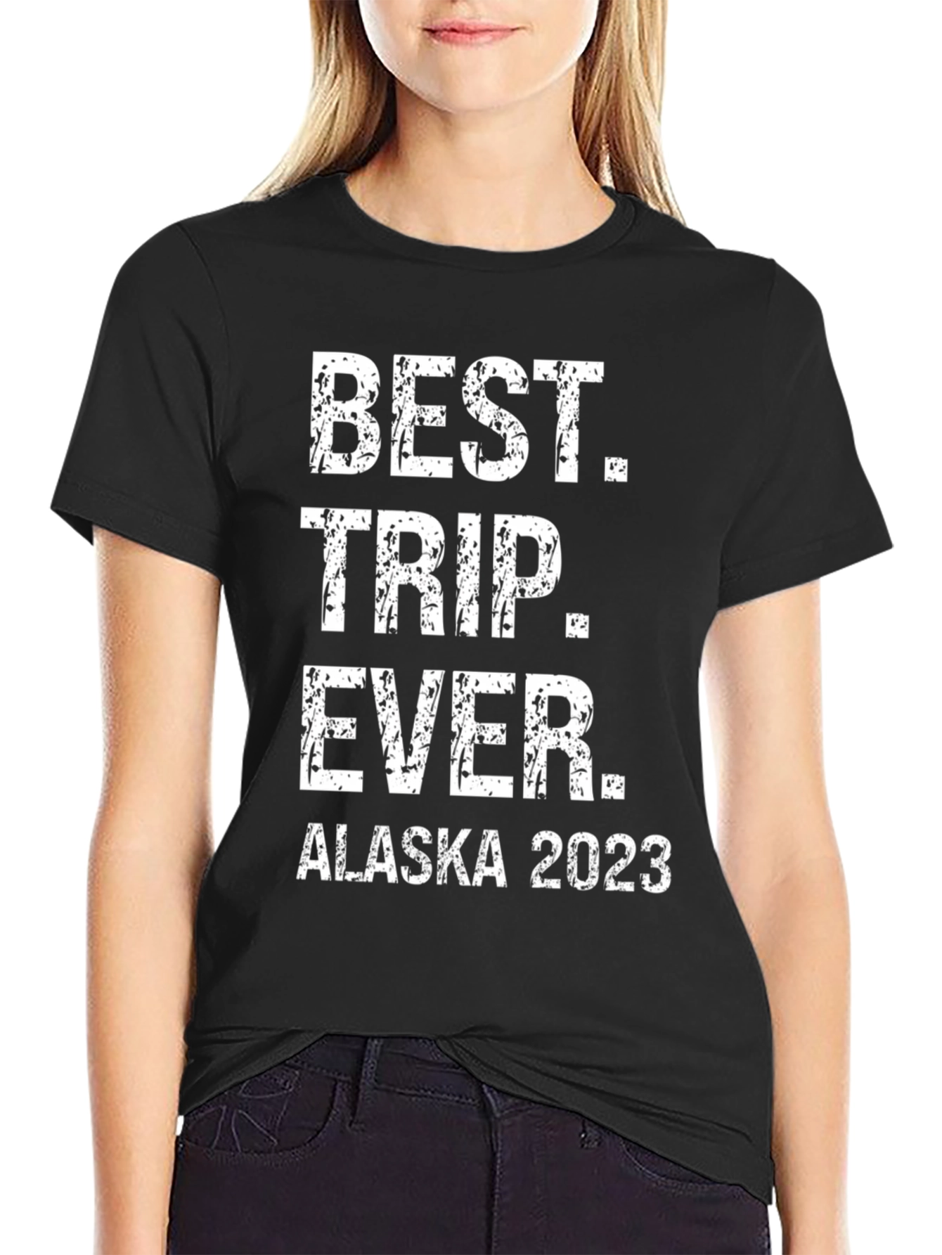 Alaska 2023 Best Trip Ever Black T-Shirt