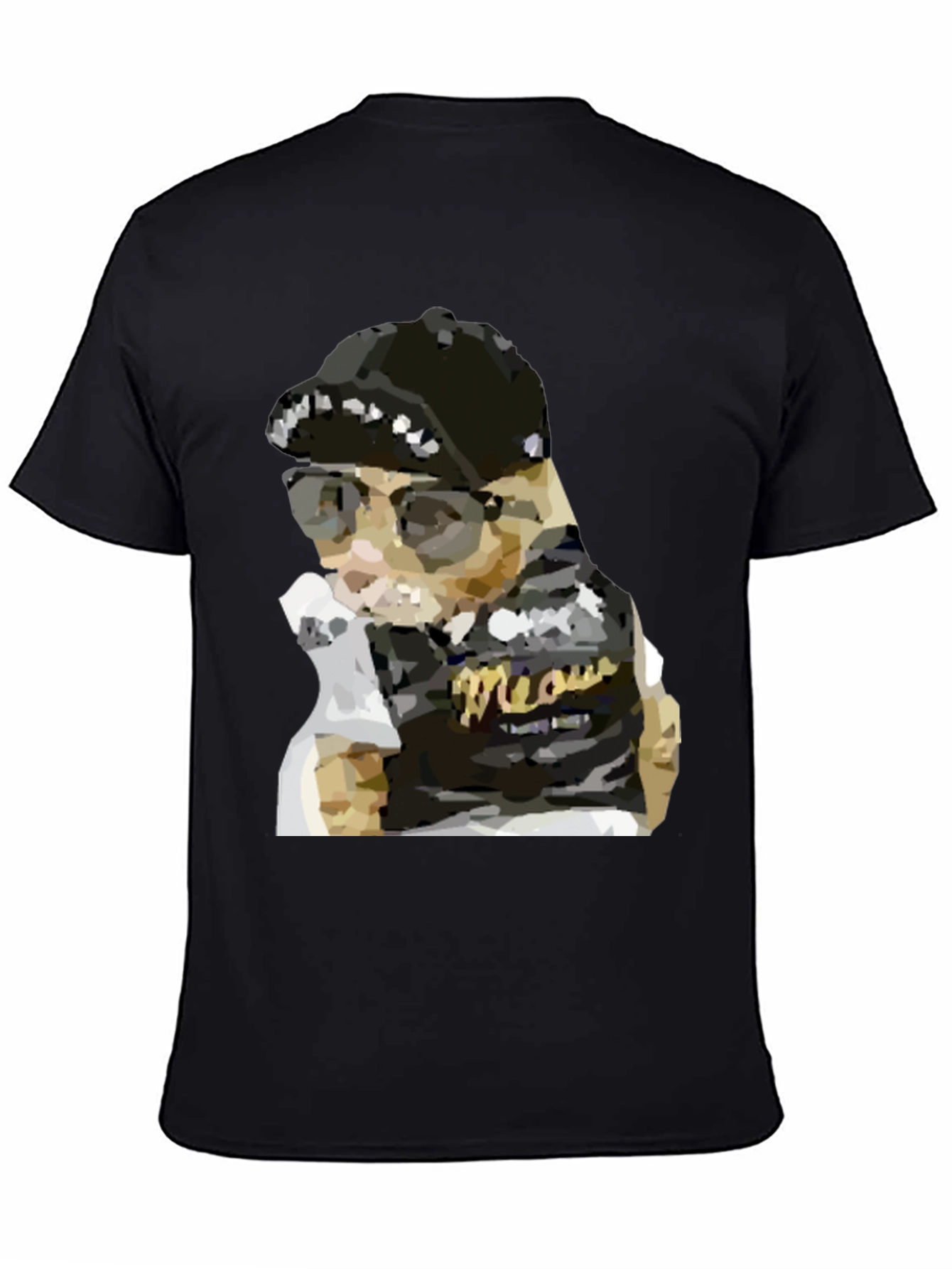 Cool Cat Meow T-Shirt - Black