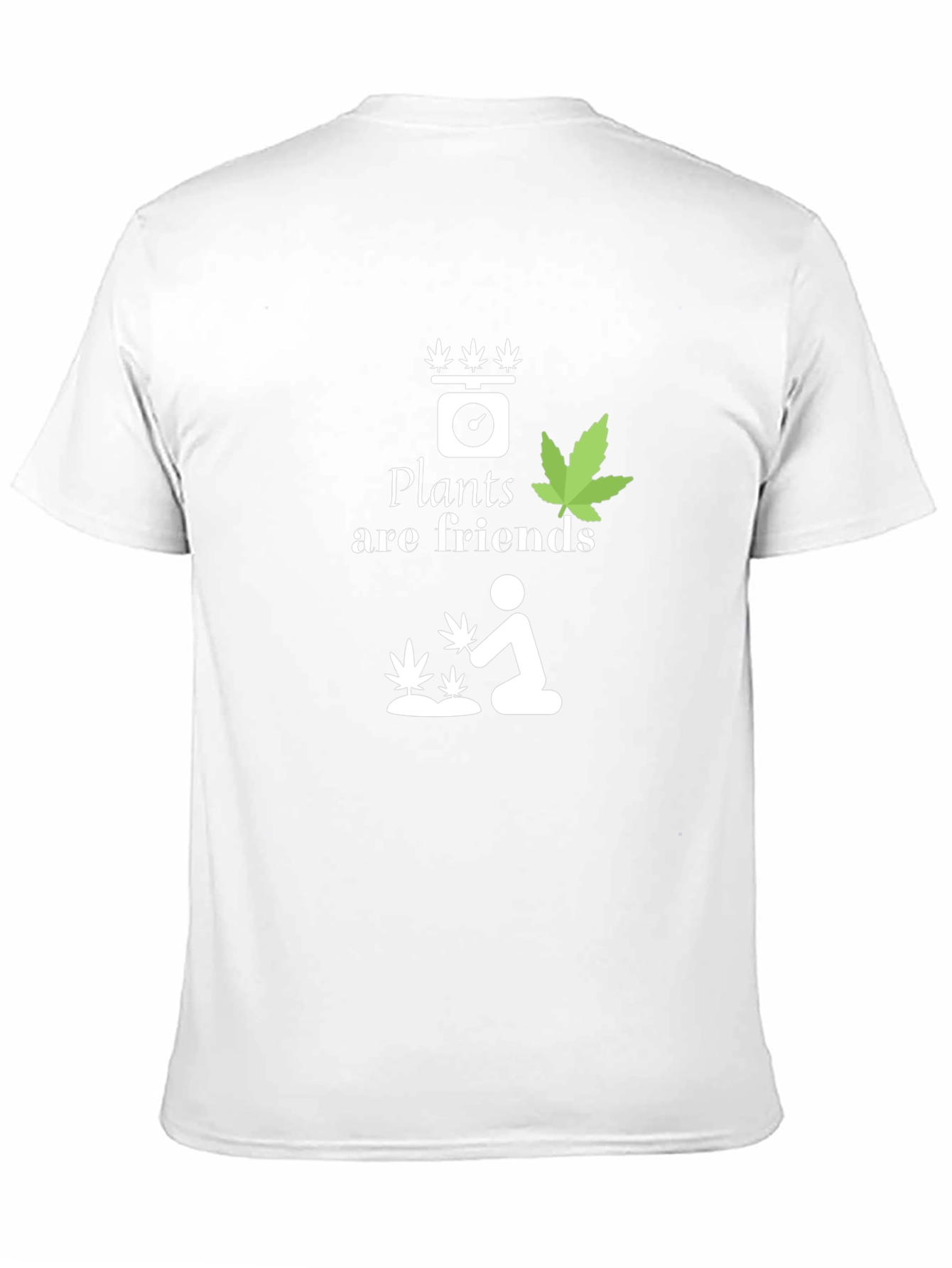 Plants are Friends T-Shirt - Black