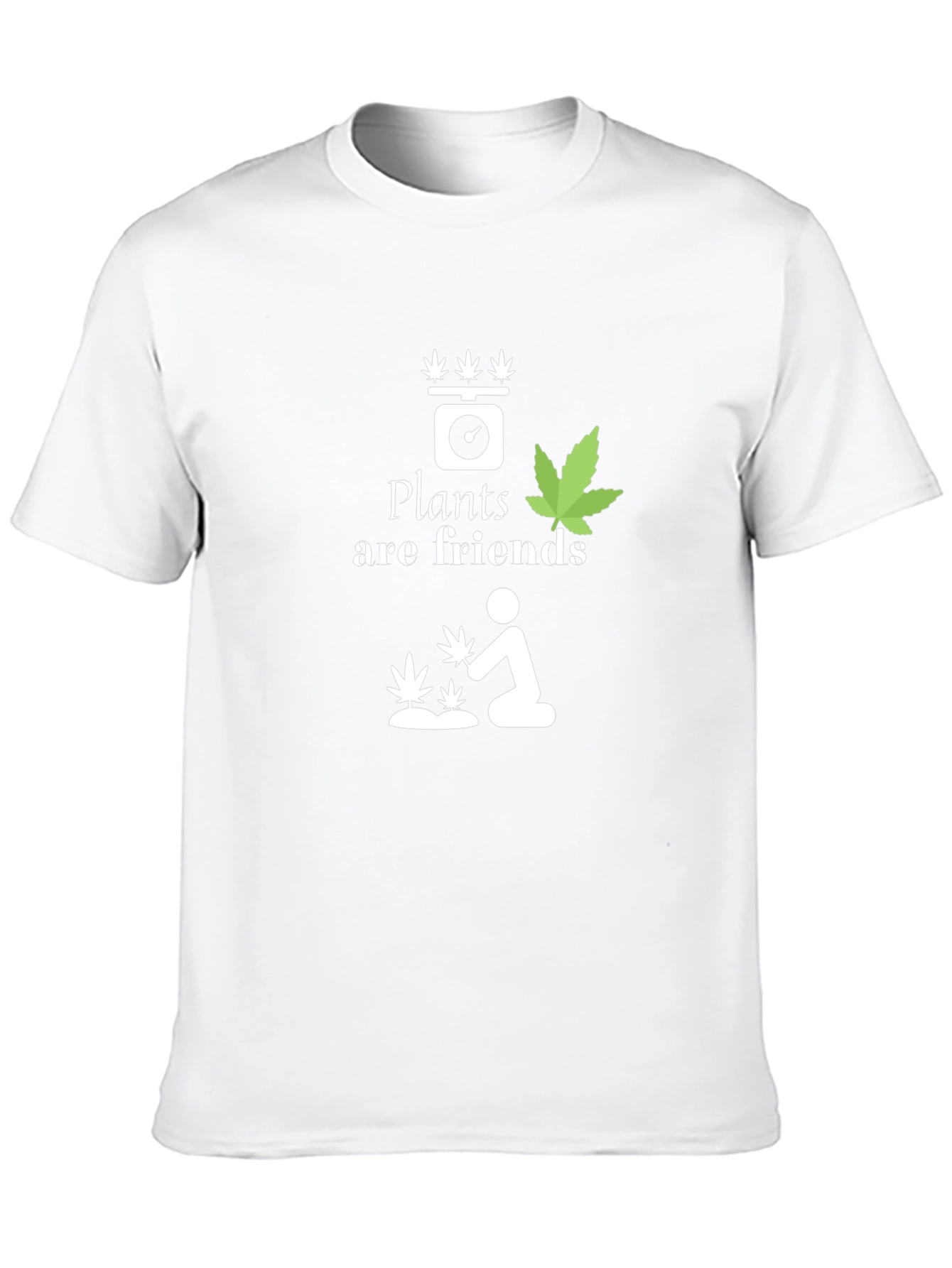 Plants are Friends T-Shirt - Black