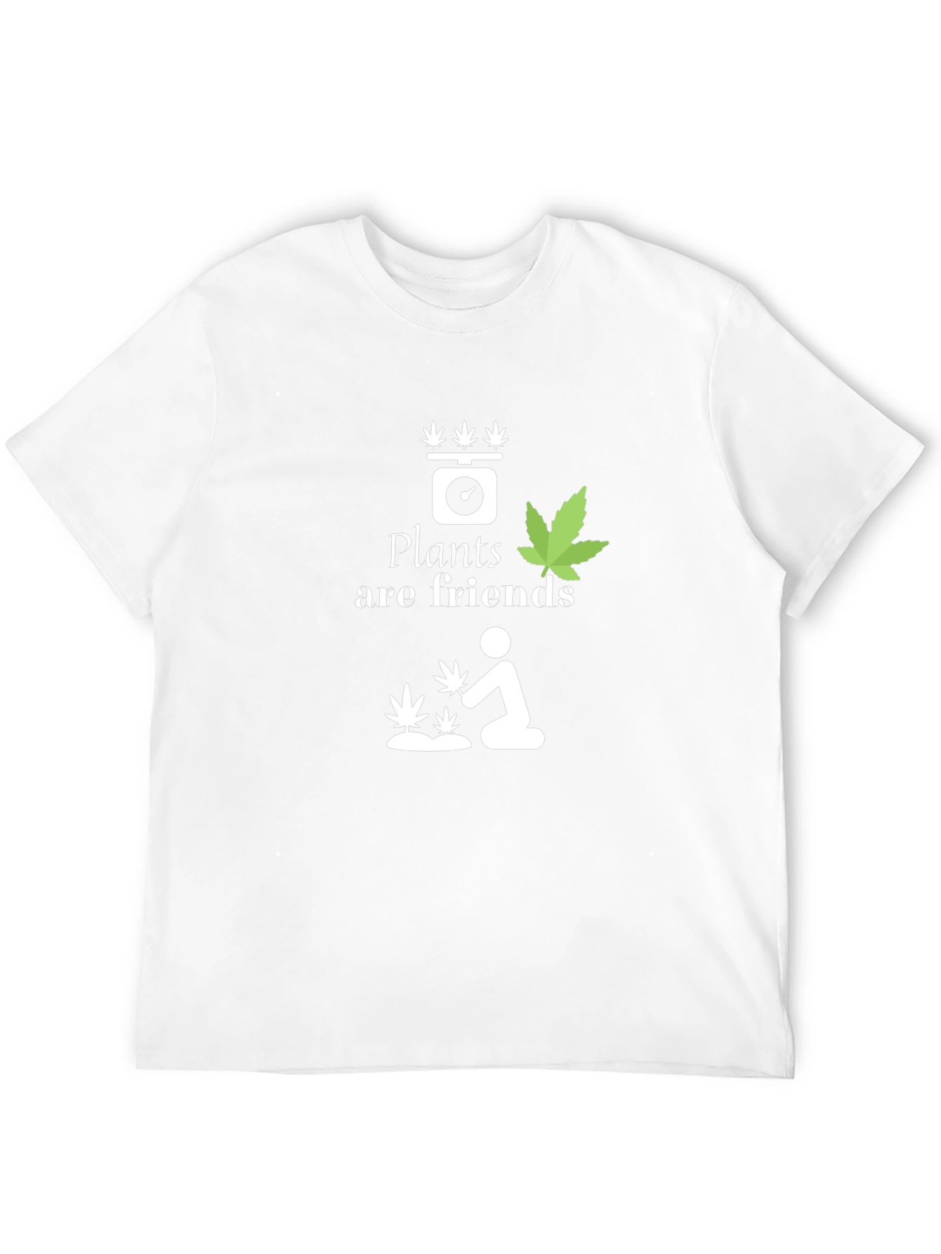 Plants are Friends T-Shirt - Black