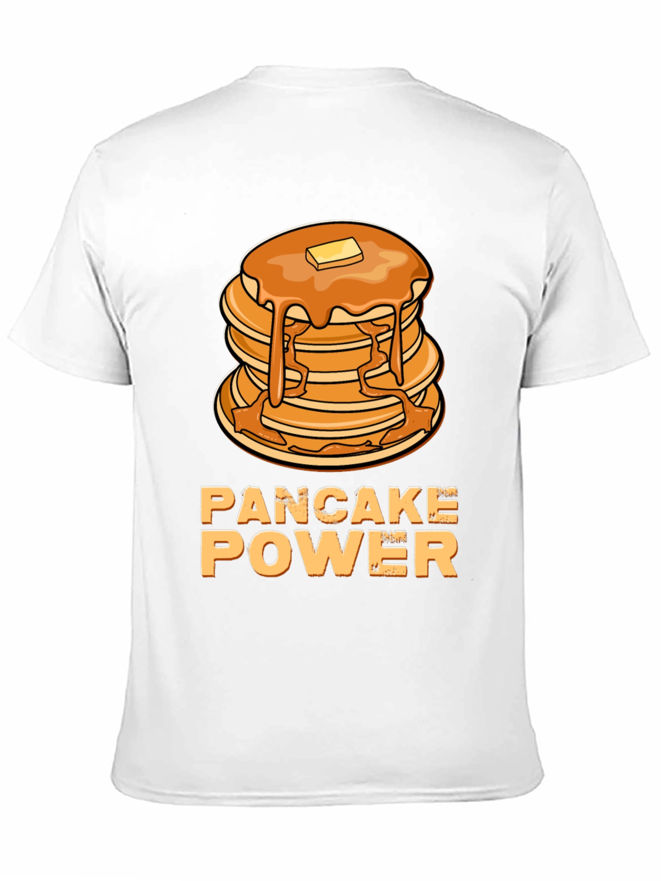 Pancake Power T-Shirt - Breakfast Lovers Tee