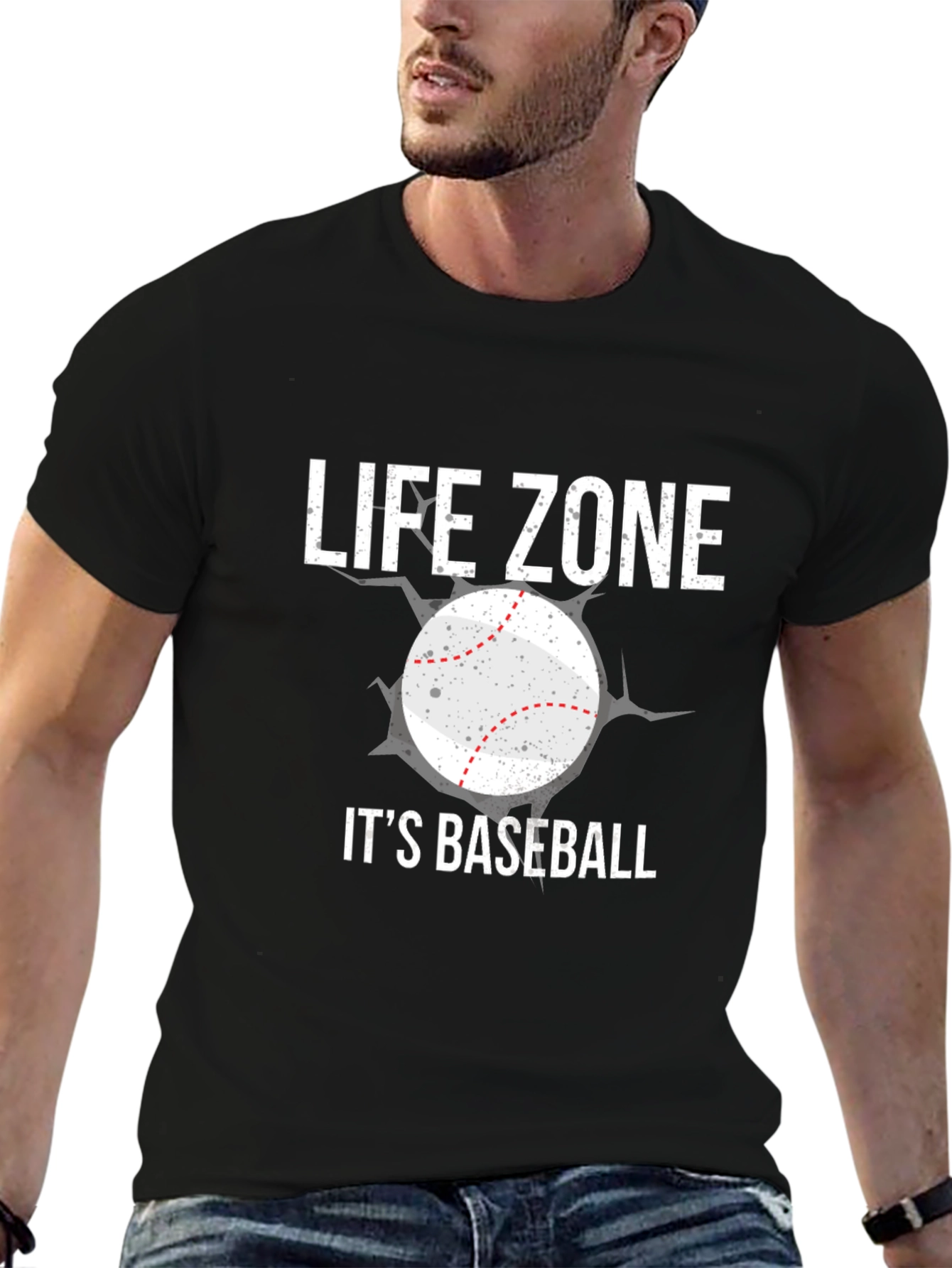 Life Zone Its Baseball Graphic Tee