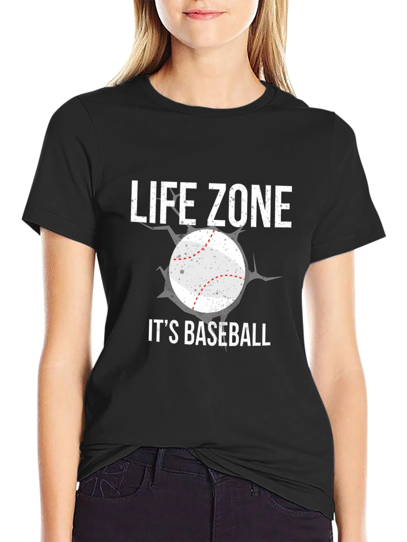 Life Zone Its Baseball Graphic Tee